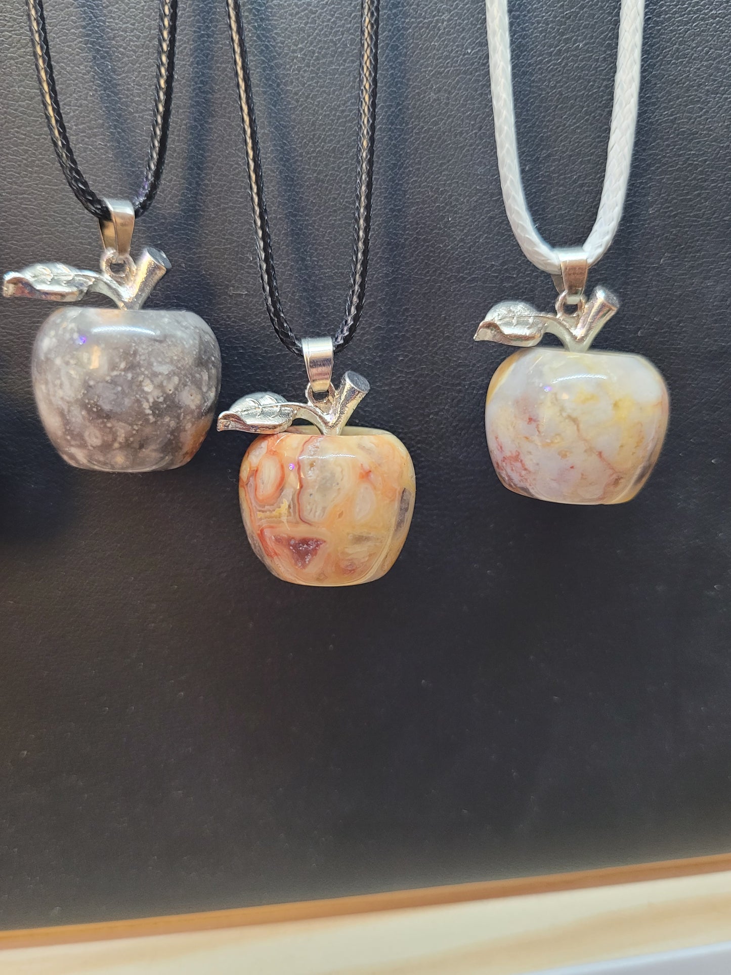 Crystal Apple Pendant Neckalces