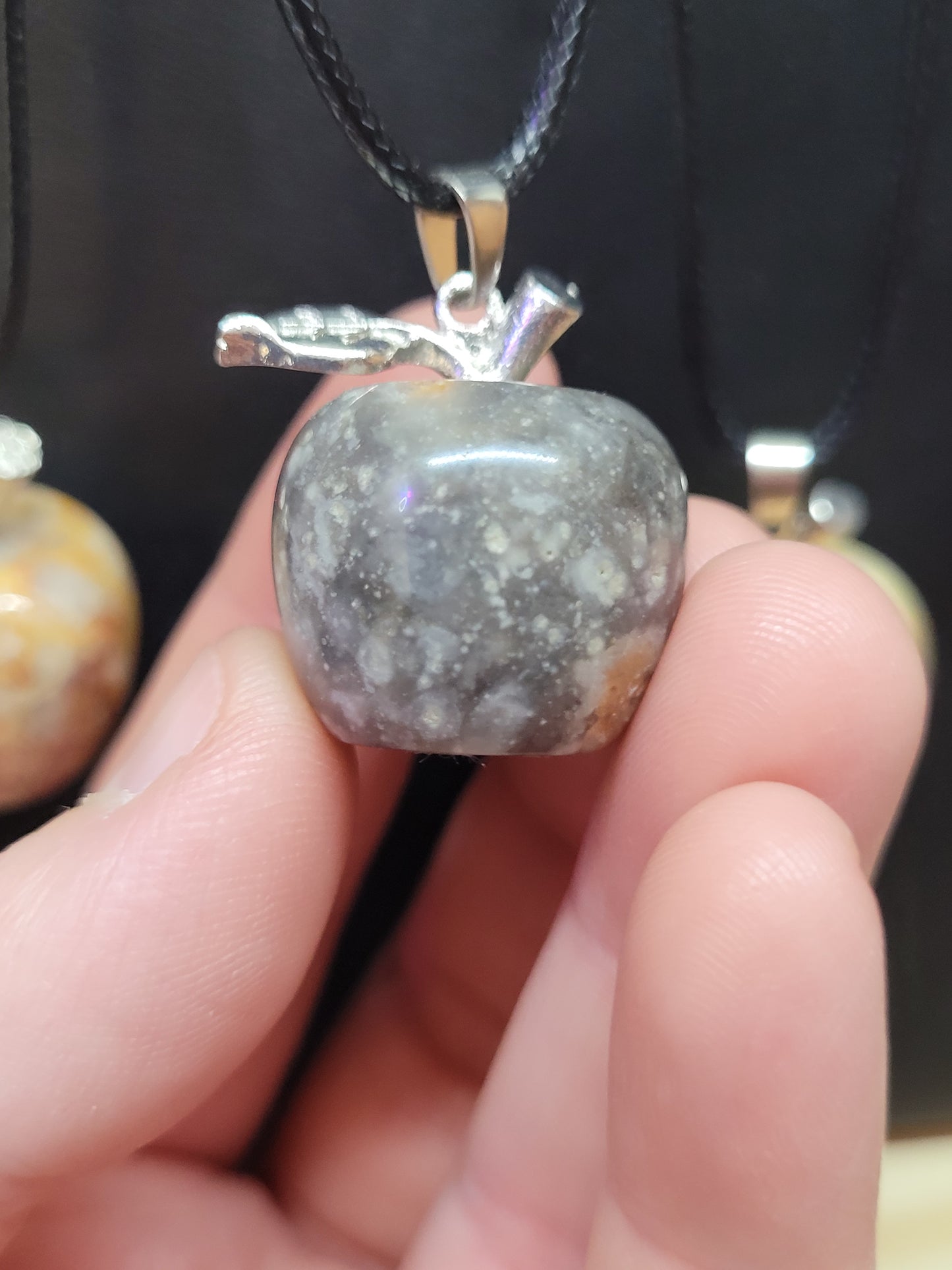 Crystal Apple Pendant Neckalces