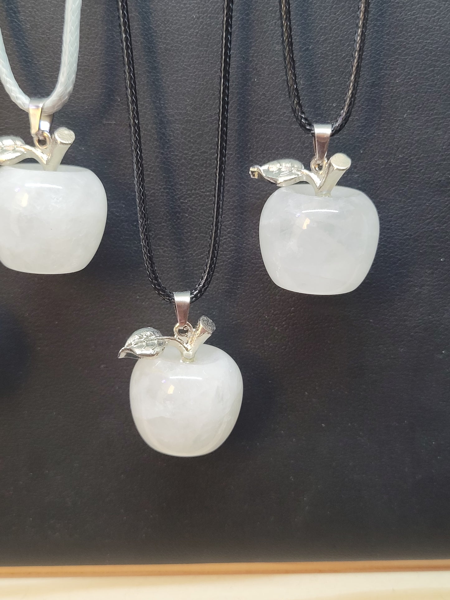 Crystal Apple Pendant Neckalces