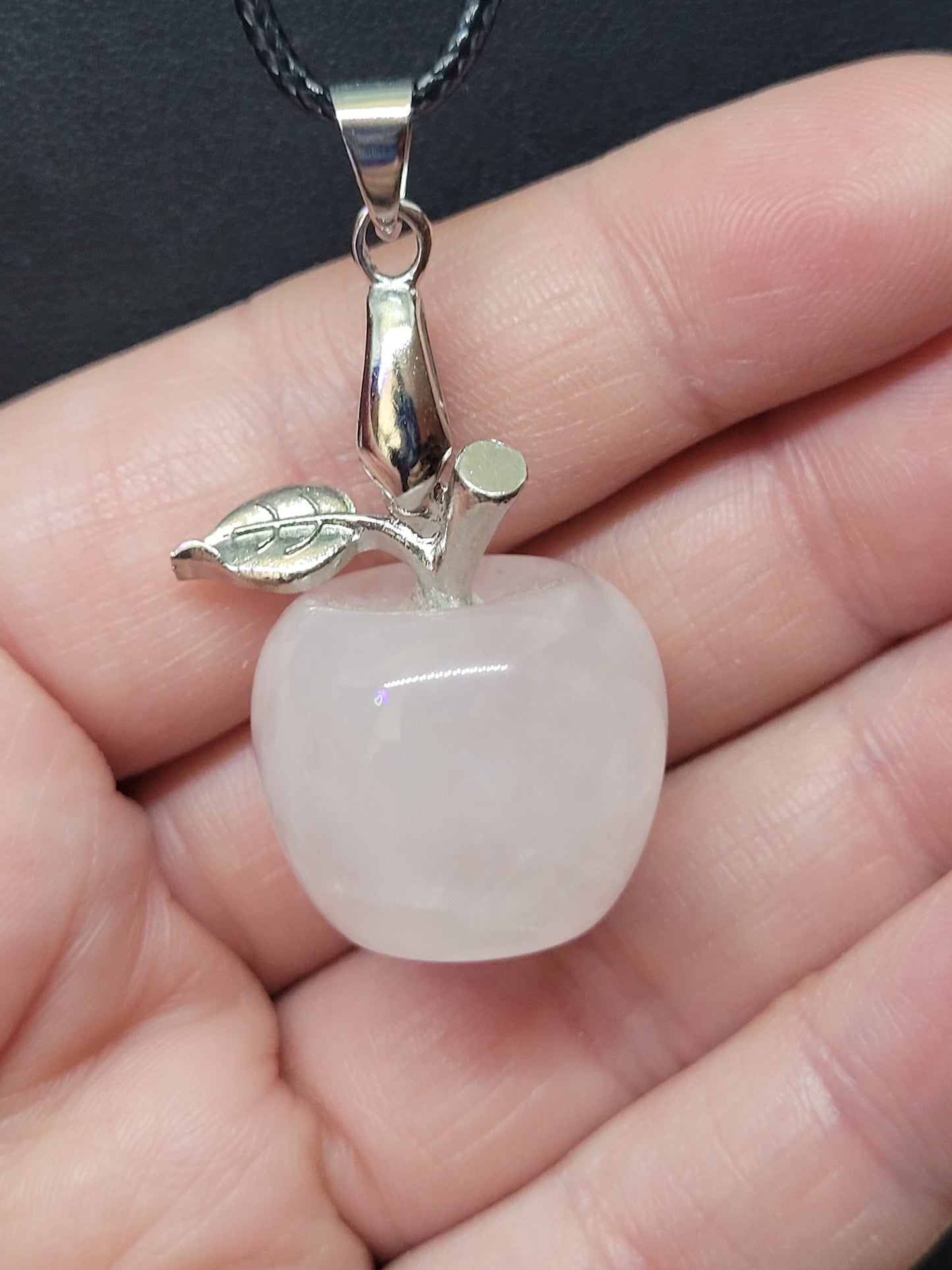 Crystal Apple Pendant Neckalces