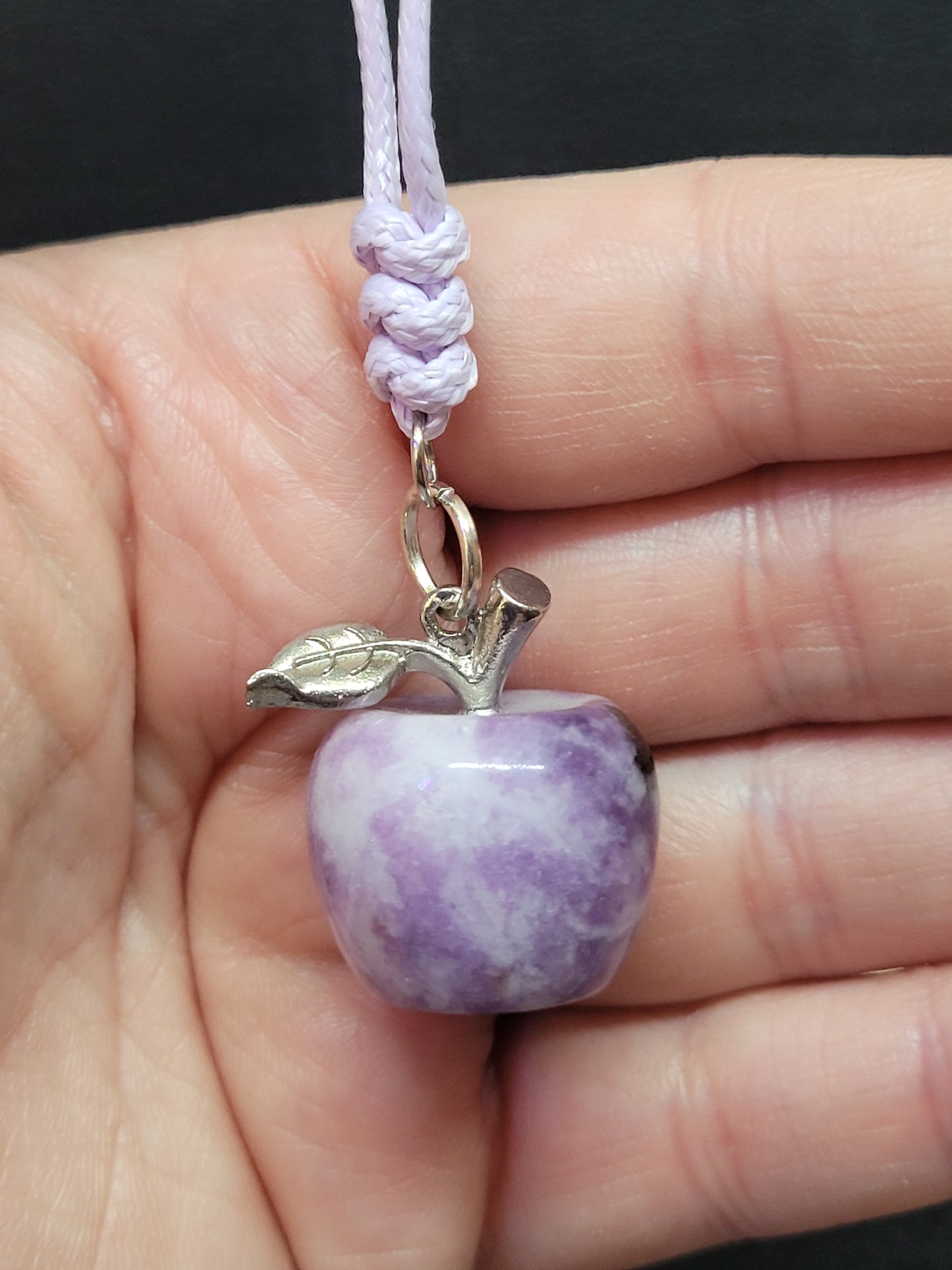 Crystal Apple Pendant Neckalces