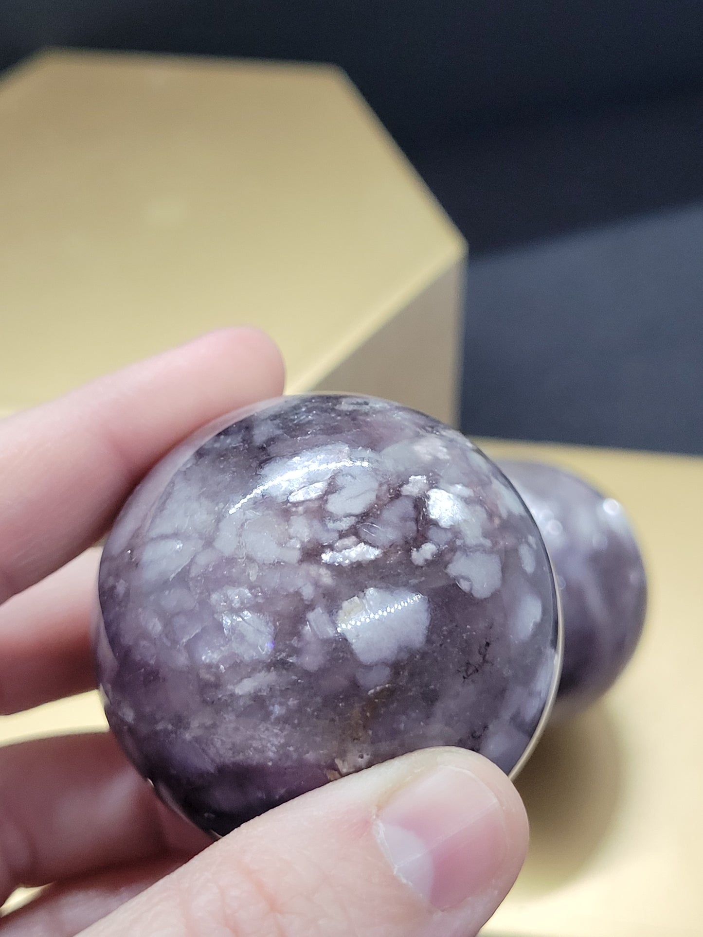 Lepidolite Spheres - High Quality