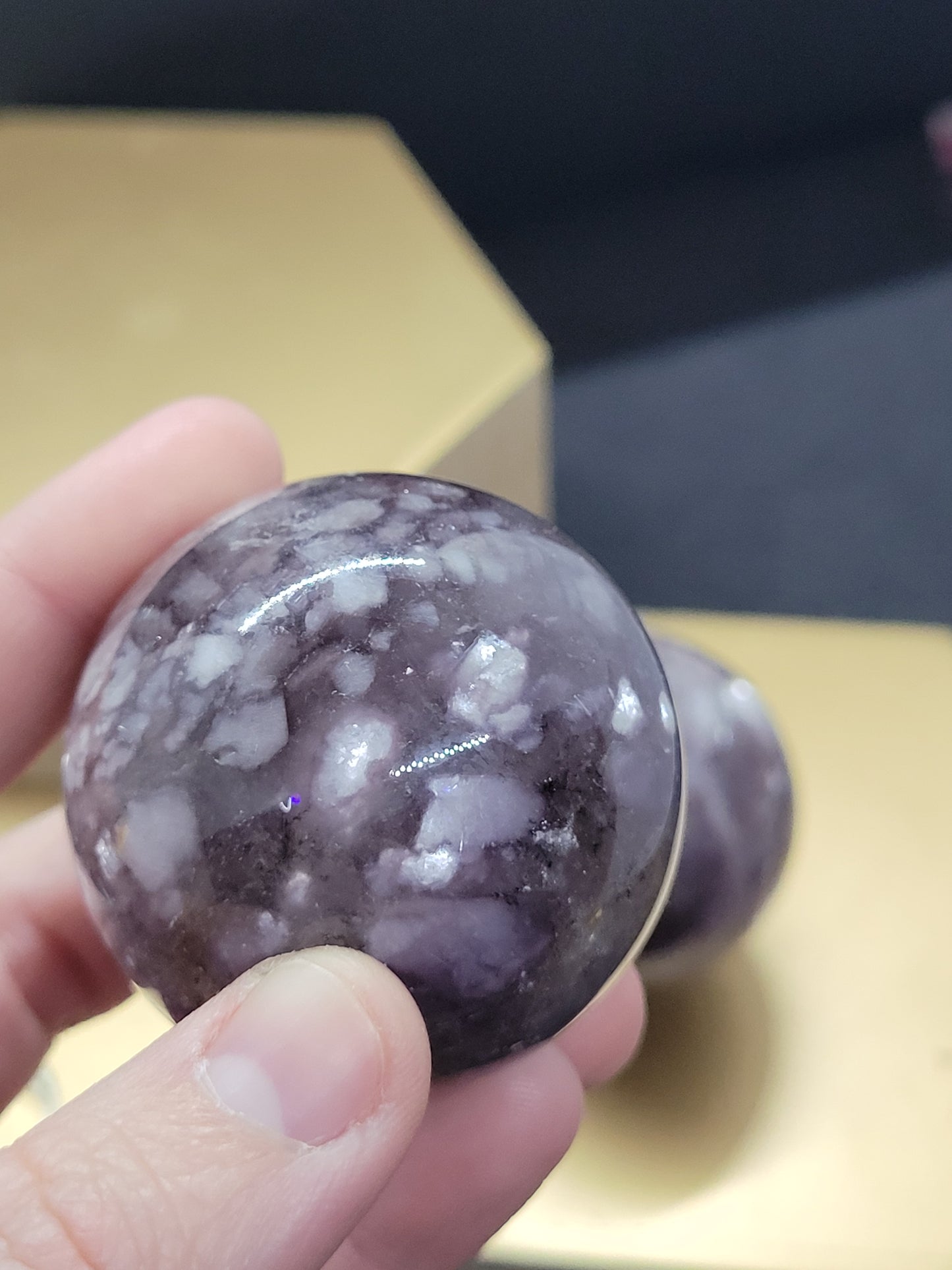 Lepidolite Spheres - High Quality