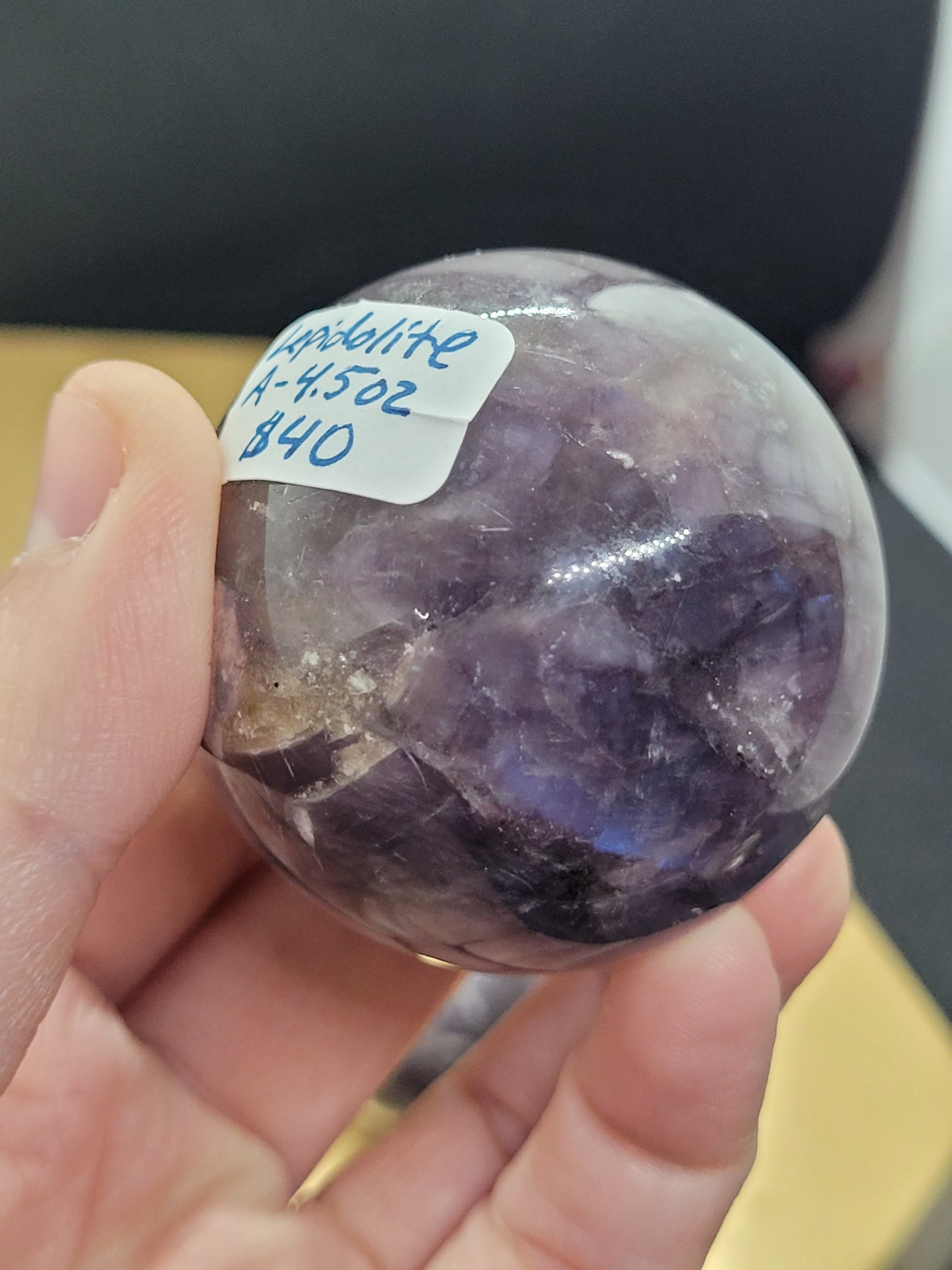 Lepidolite Spheres - High Quality