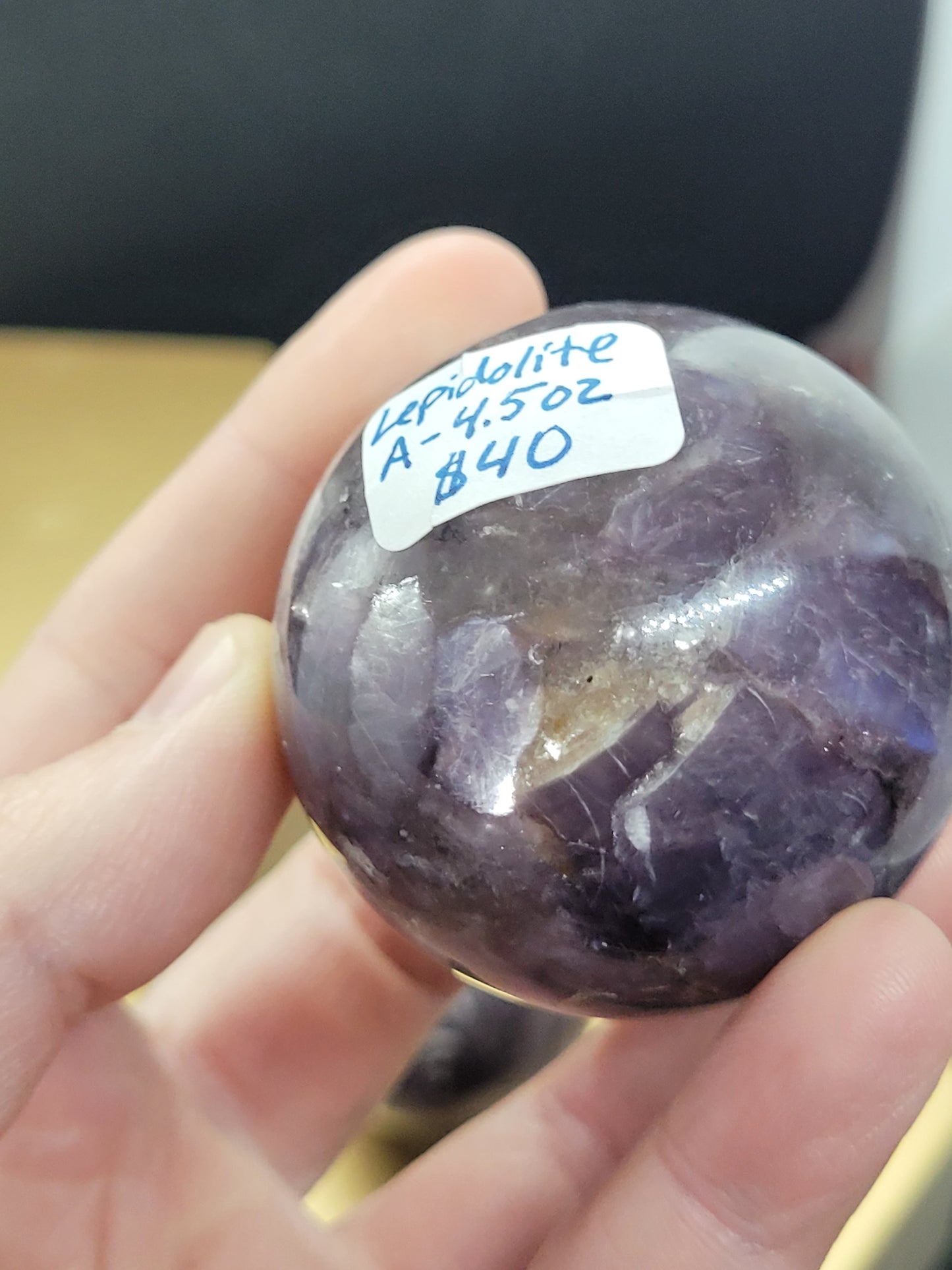 Lepidolite Spheres - High Quality