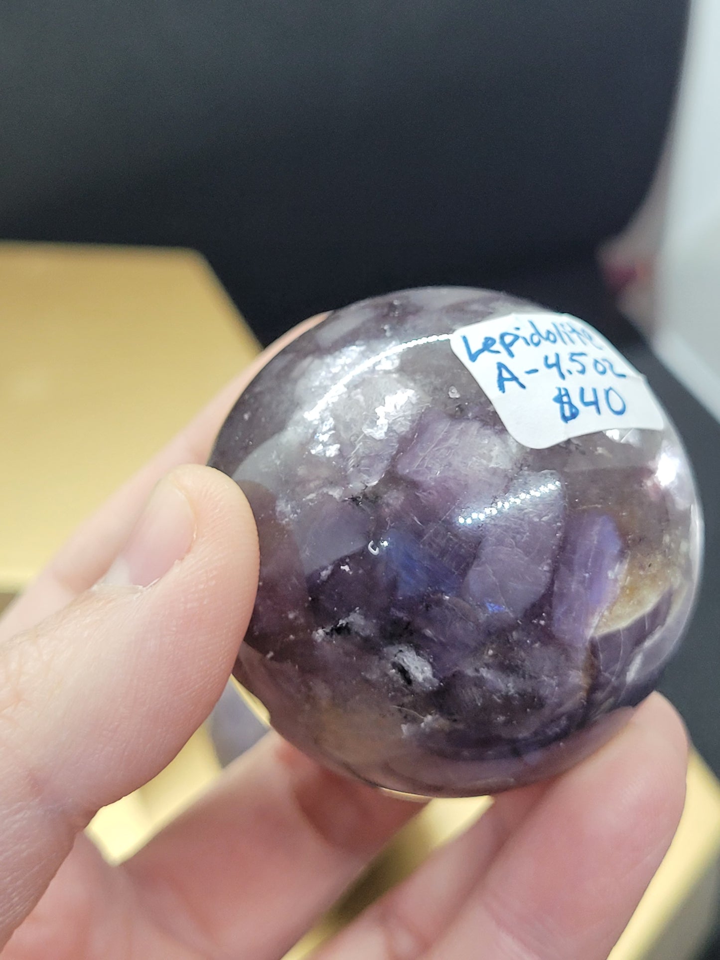 Lepidolite Spheres - High Quality