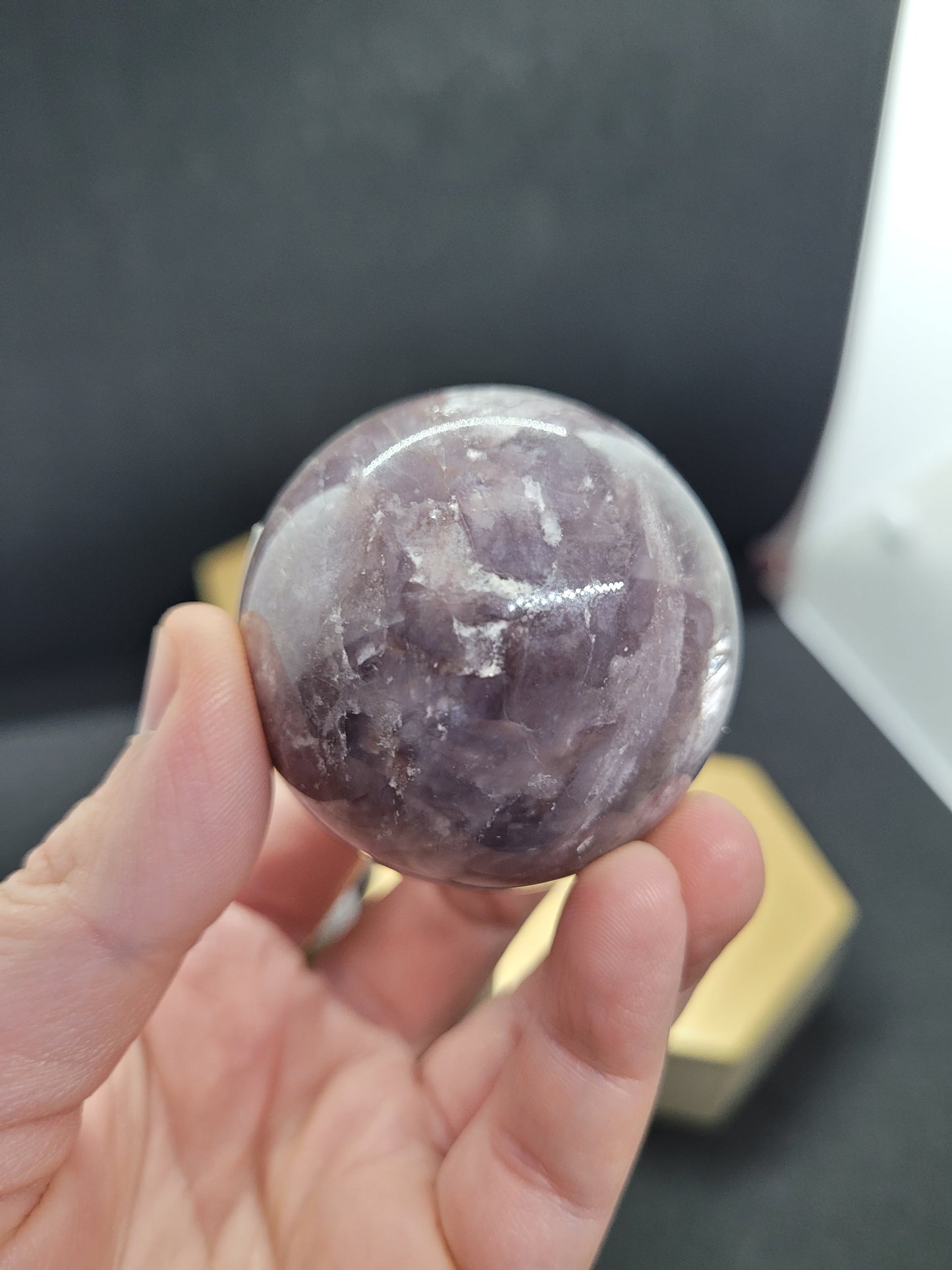 Lepidolite Spheres - High Quality