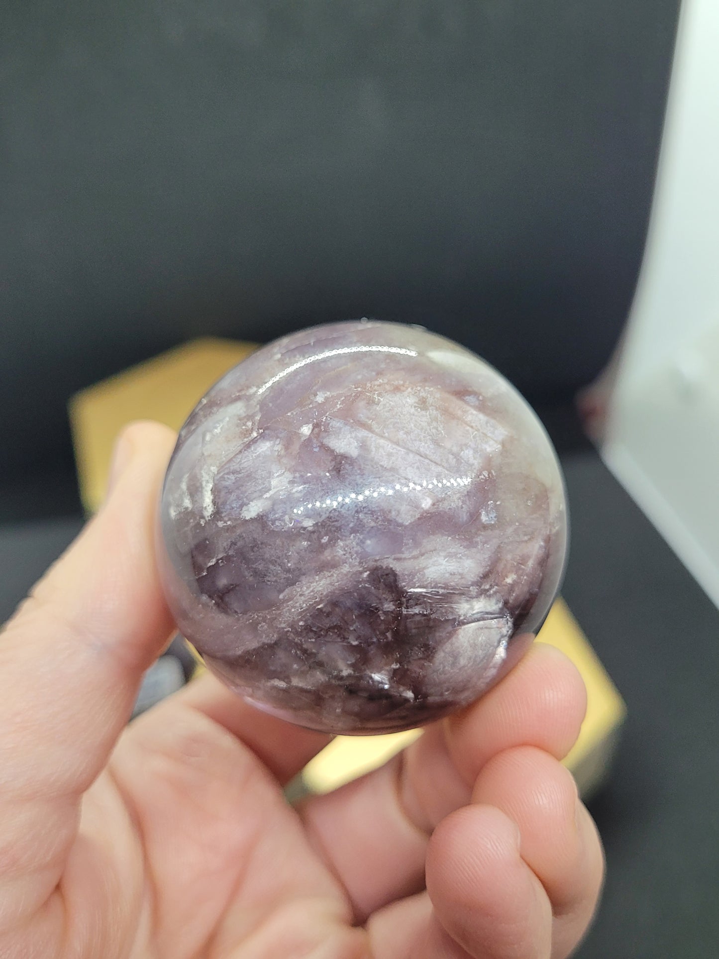 Lepidolite Spheres - High Quality