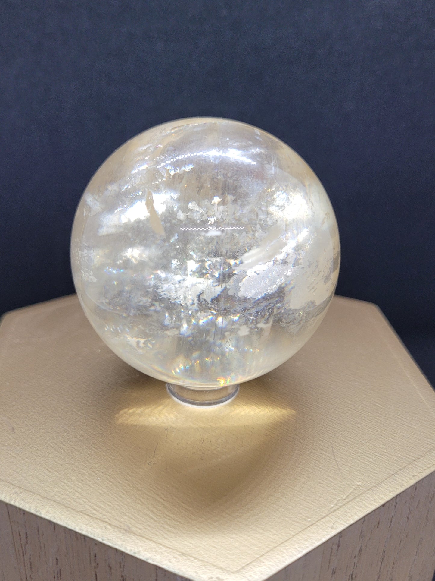 Optical Honey Calcite Sphers