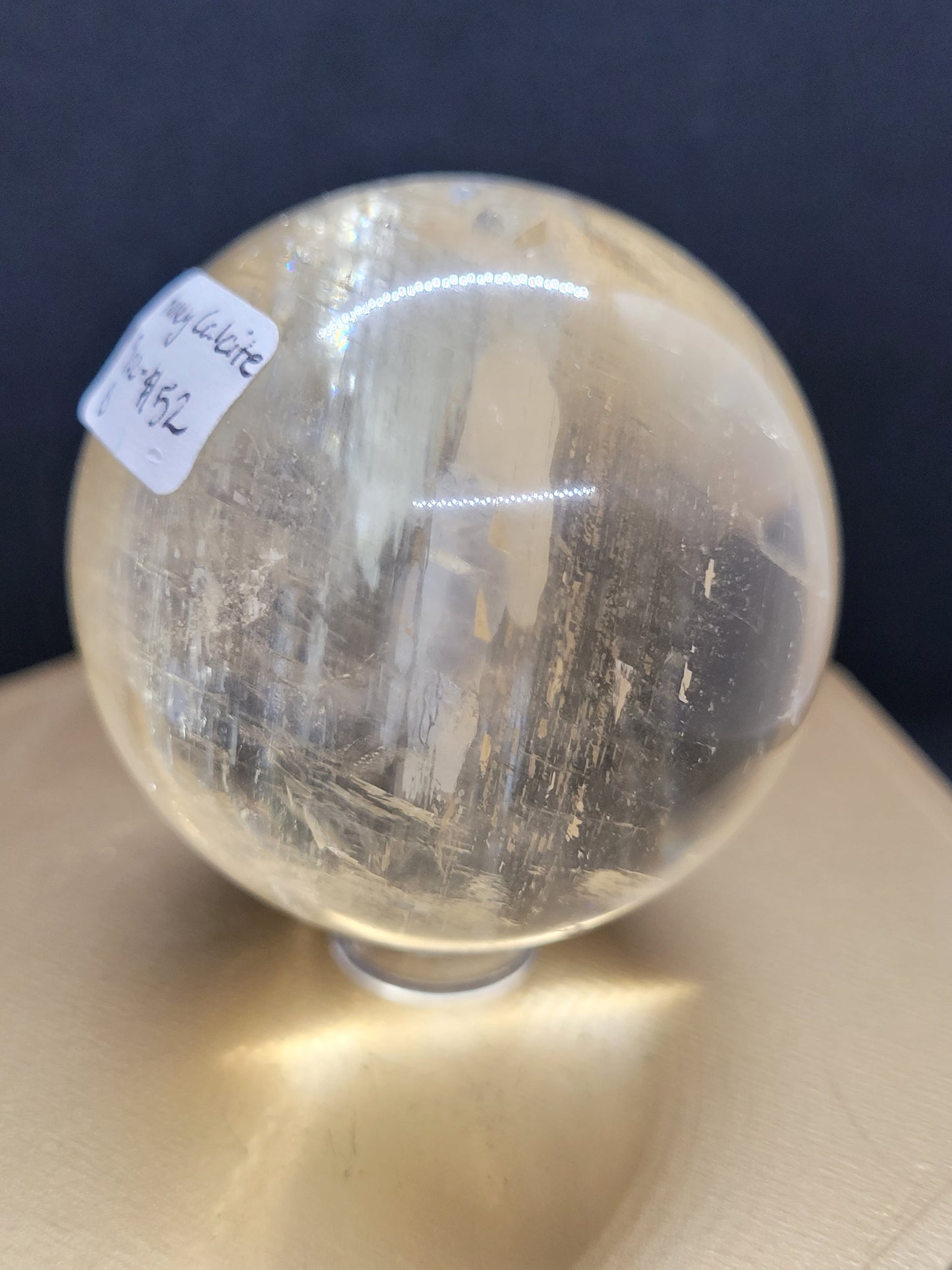 Optical Honey Calcite Sphers