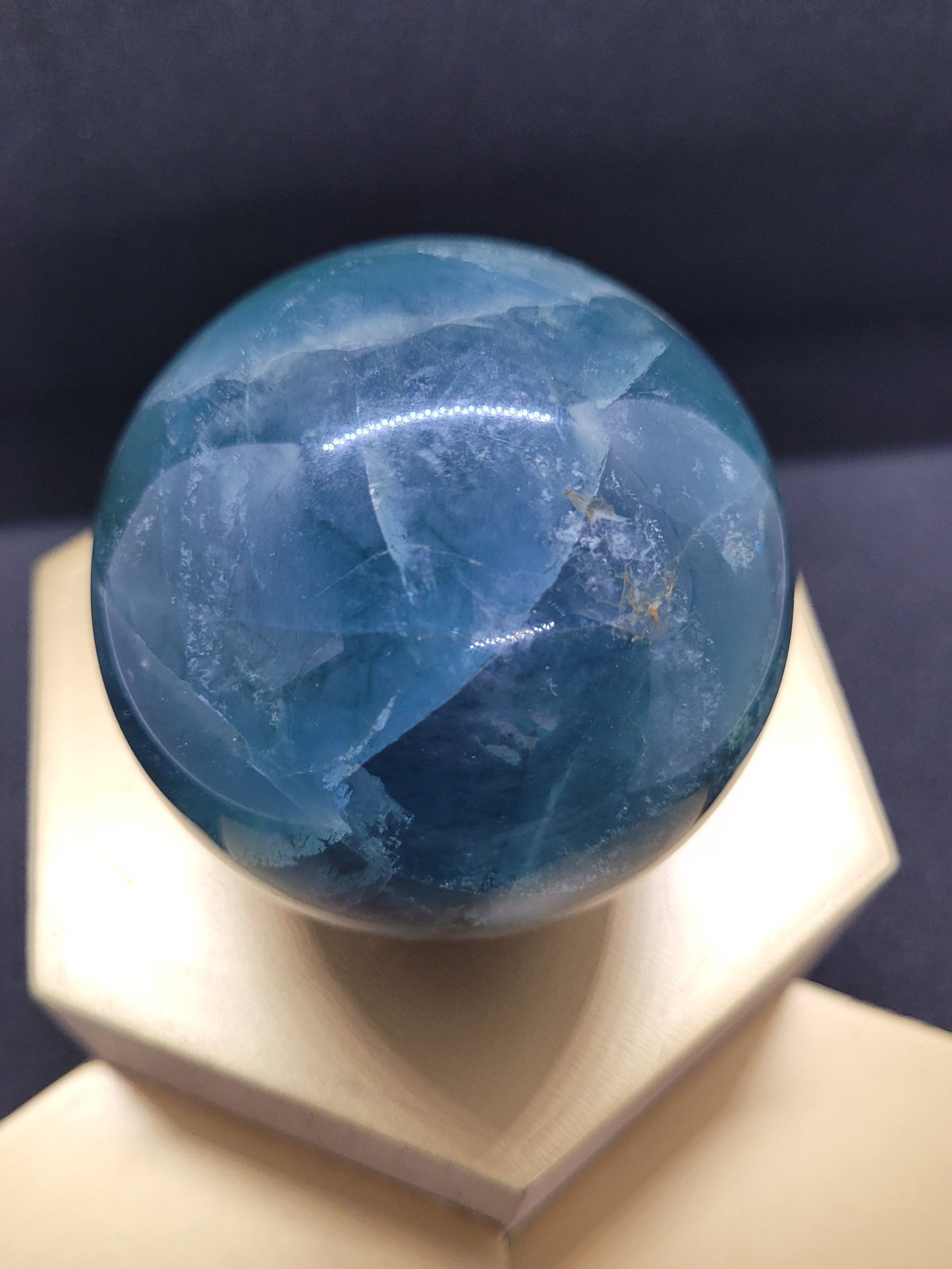 Blue Fluorite Sphere