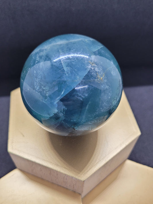 Blue Fluorite Sphere