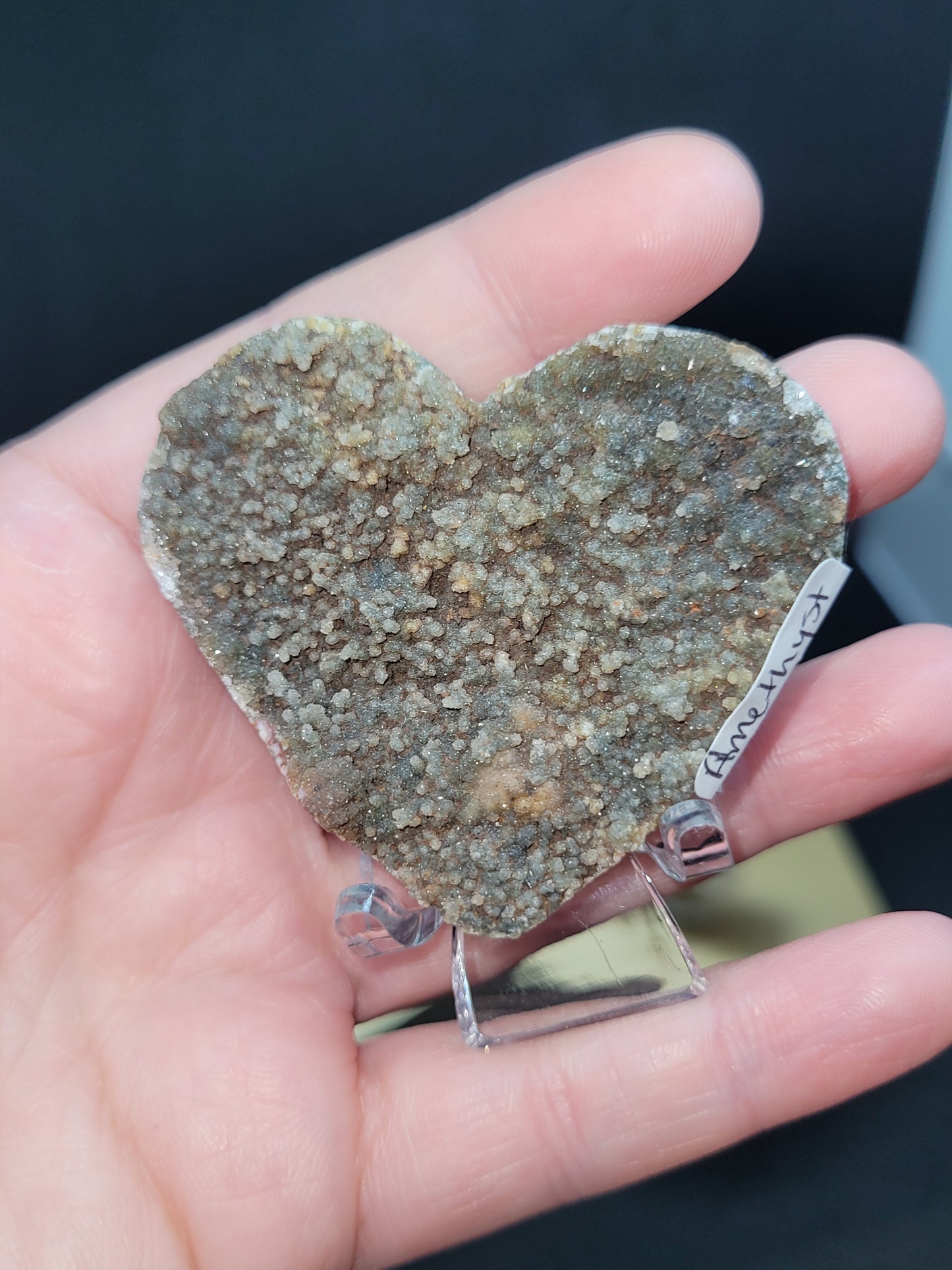 Assorted Raw Amethyst Hearts