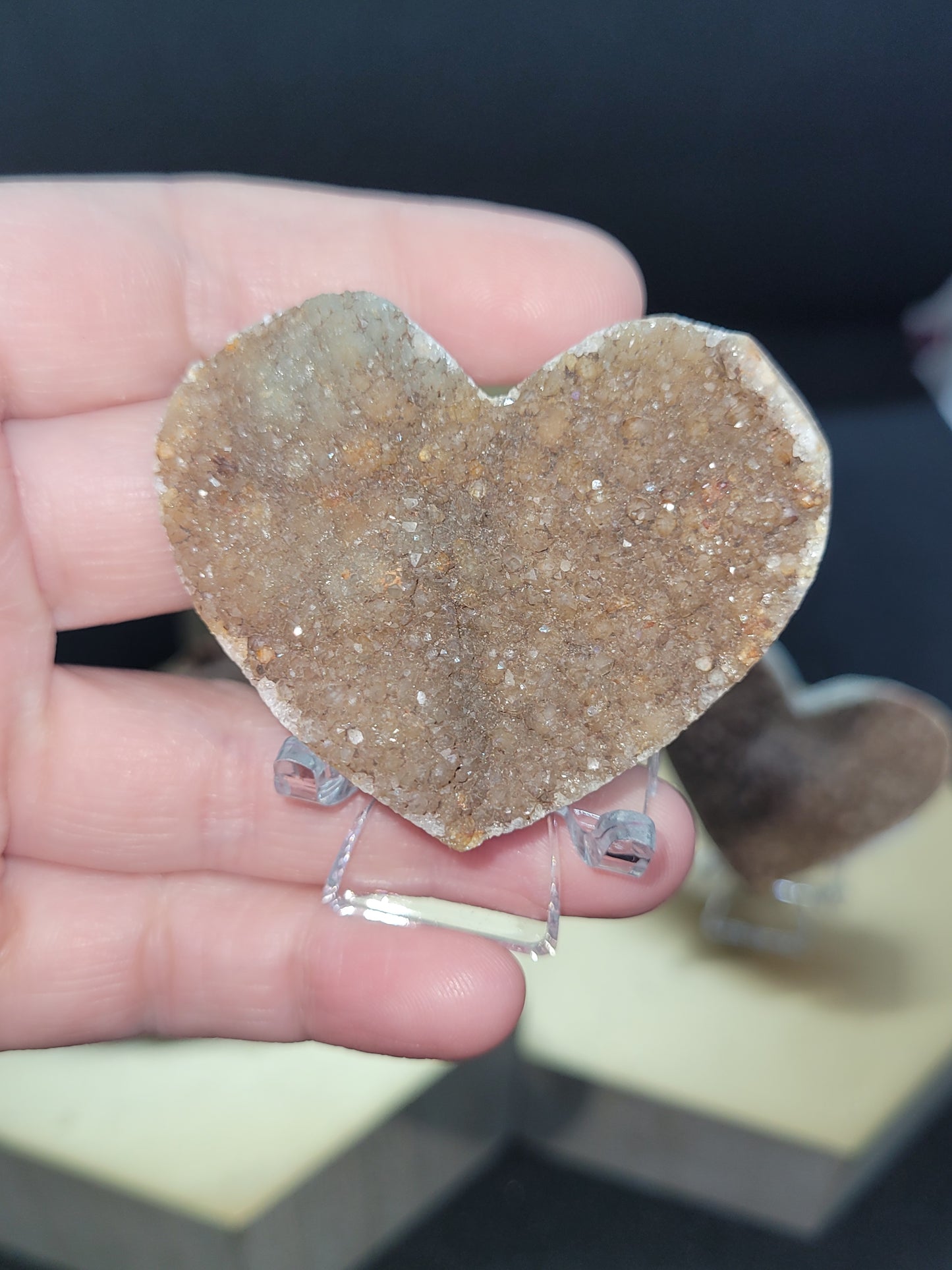 Assorted Raw Amethyst Hearts