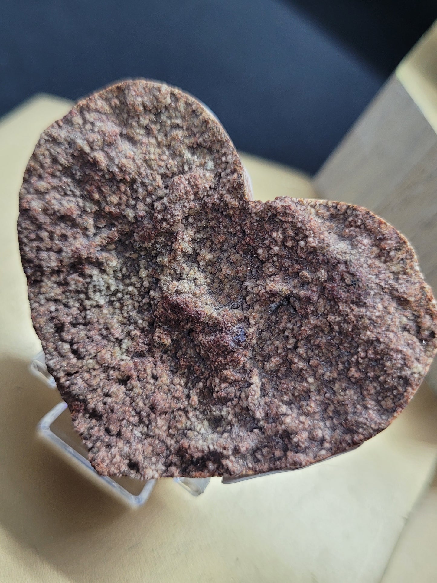 Assorted Raw Amethyst Hearts