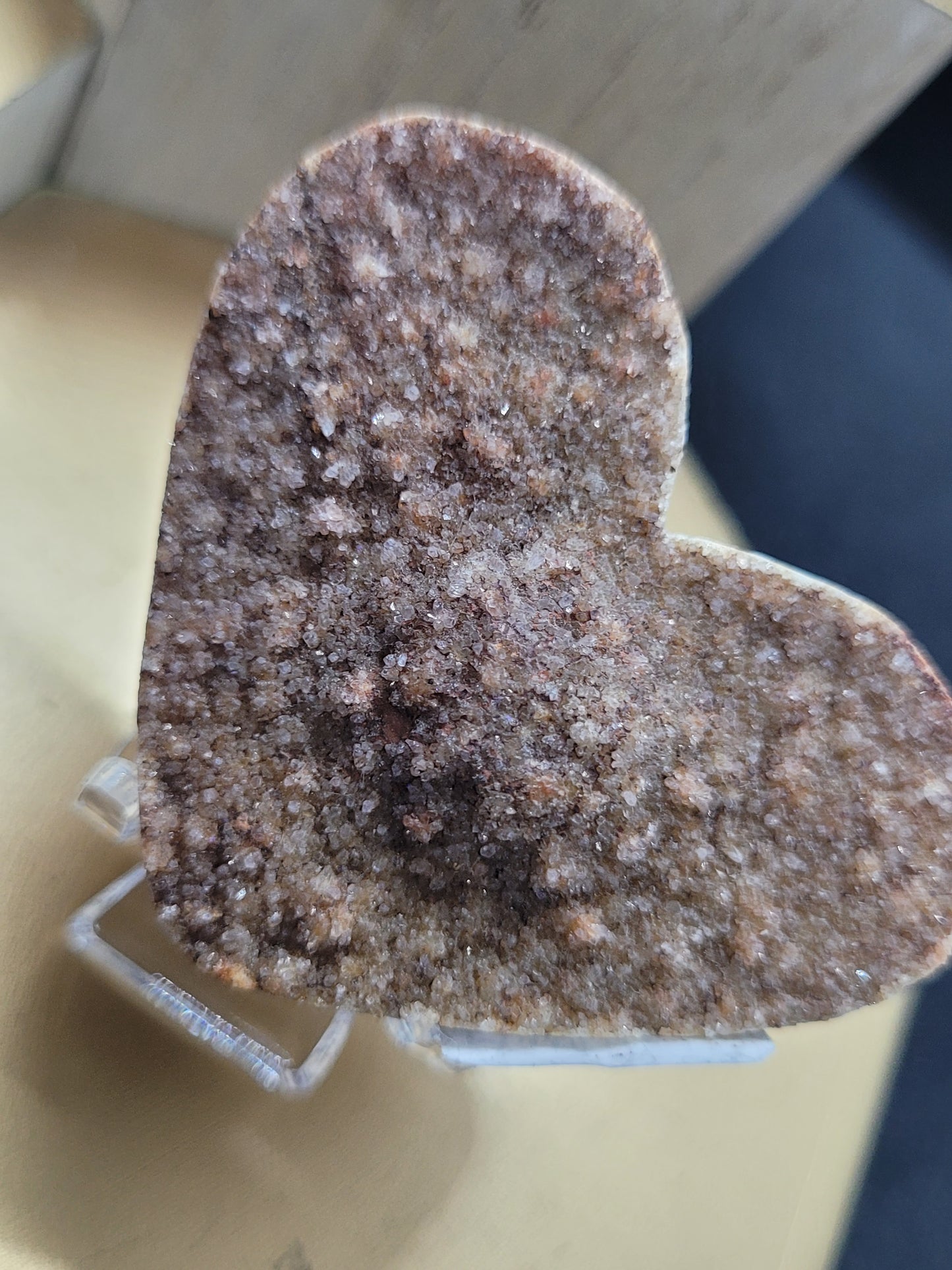 Assorted Raw Amethyst Hearts