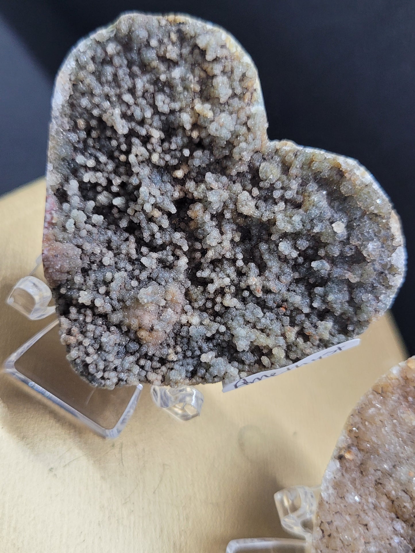 Assorted Raw Amethyst Hearts