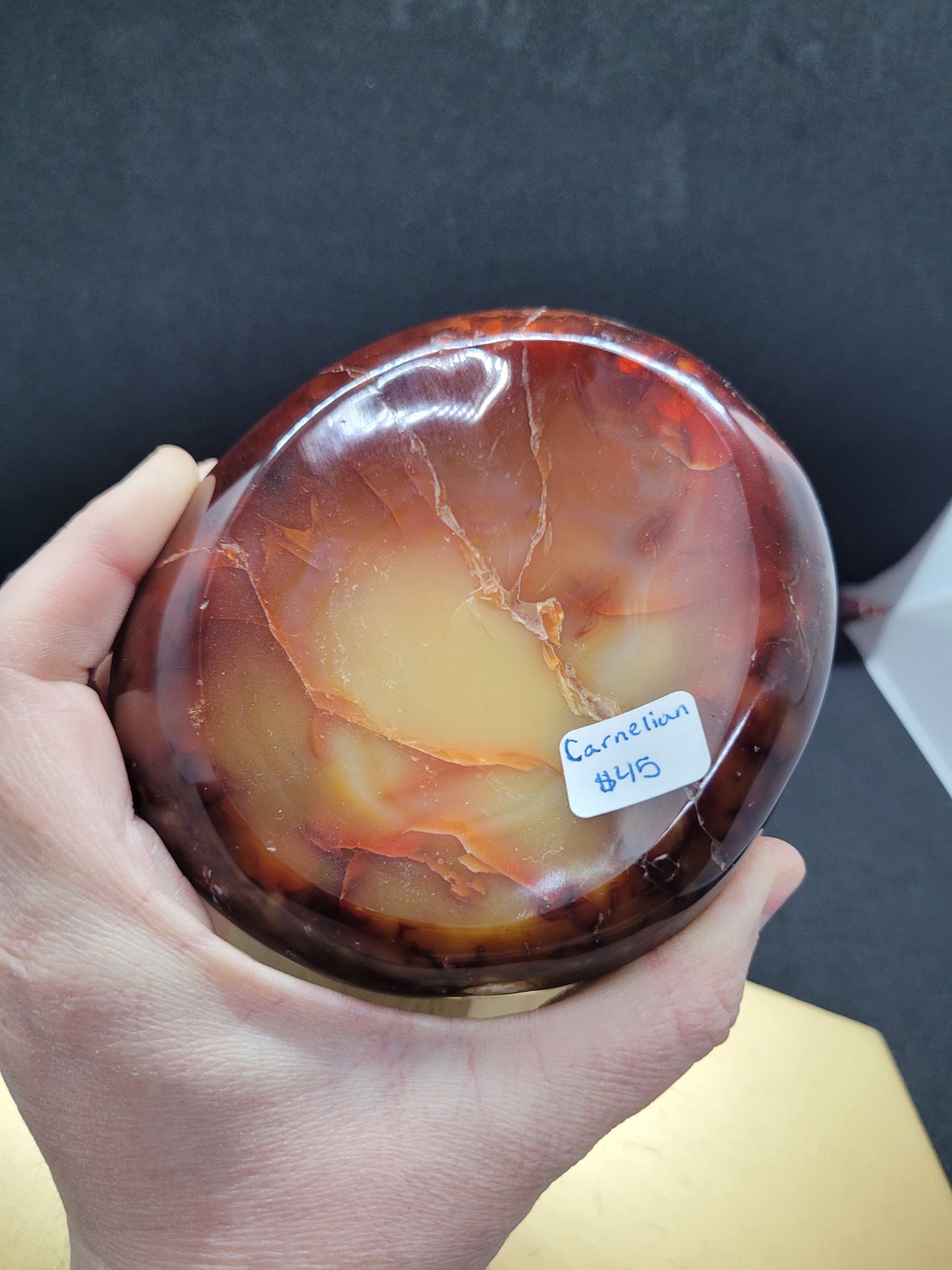 Carnelian Bowl LG - Repaired