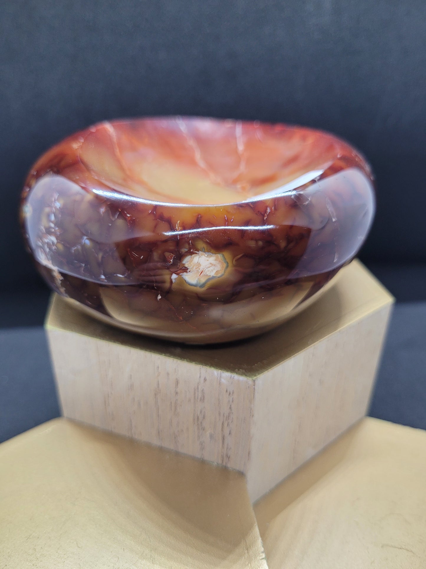 Carnelian Bowl LG - Repaired