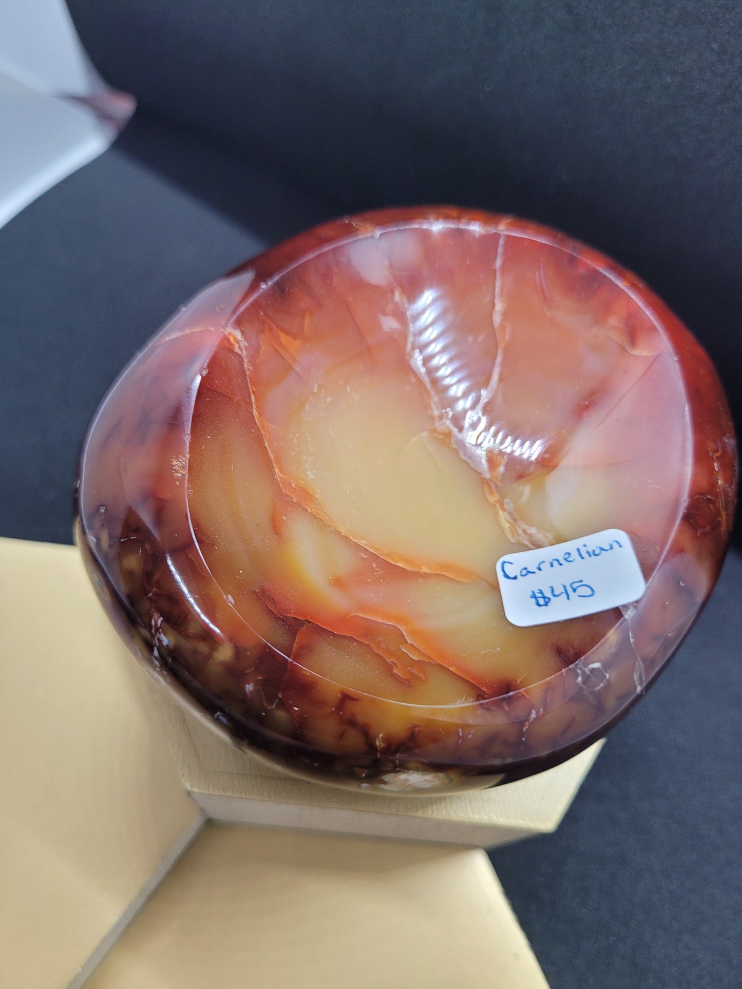 Carnelian Bowl LG - Repaired