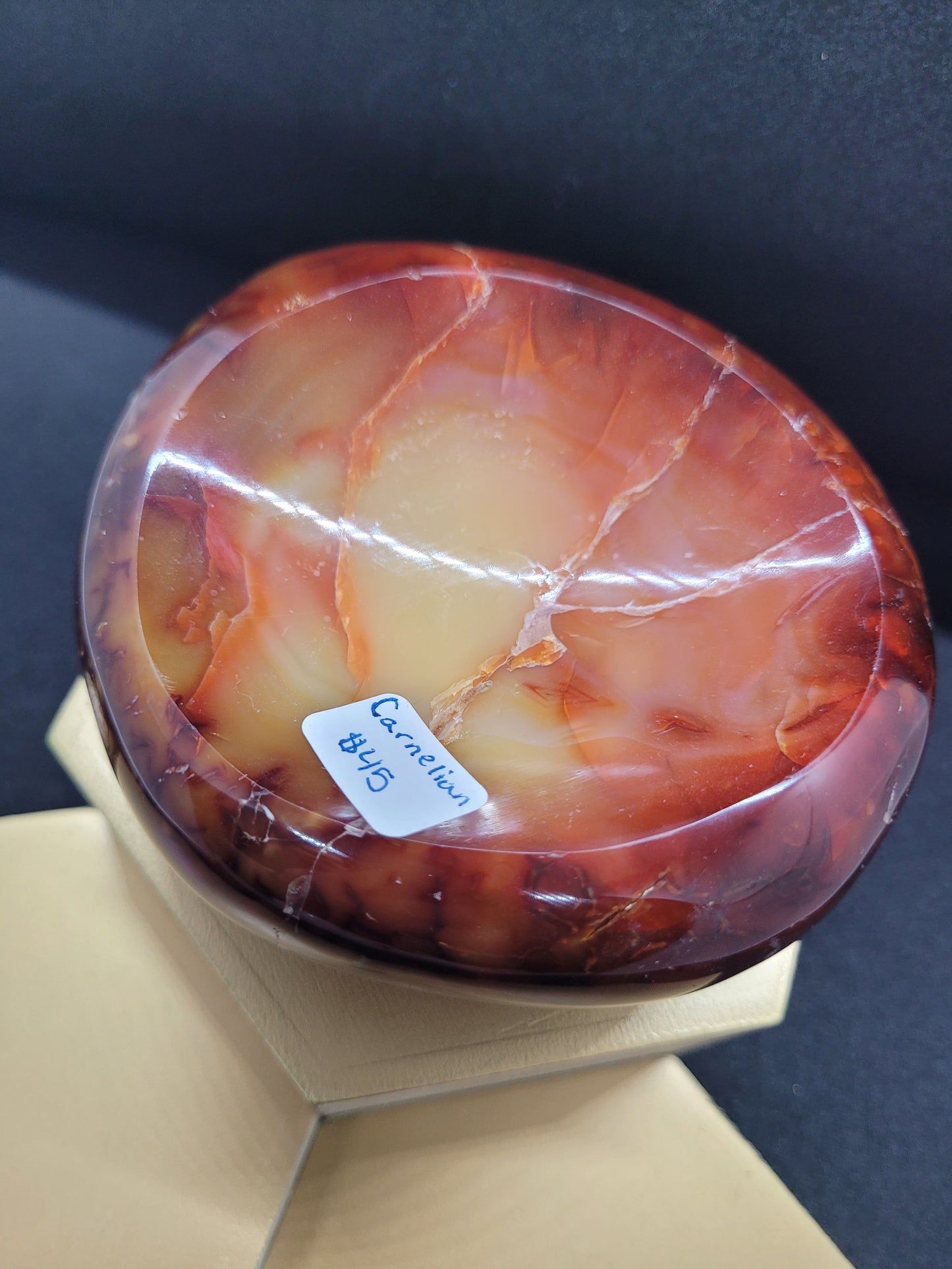 Carnelian Bowl LG - Repaired