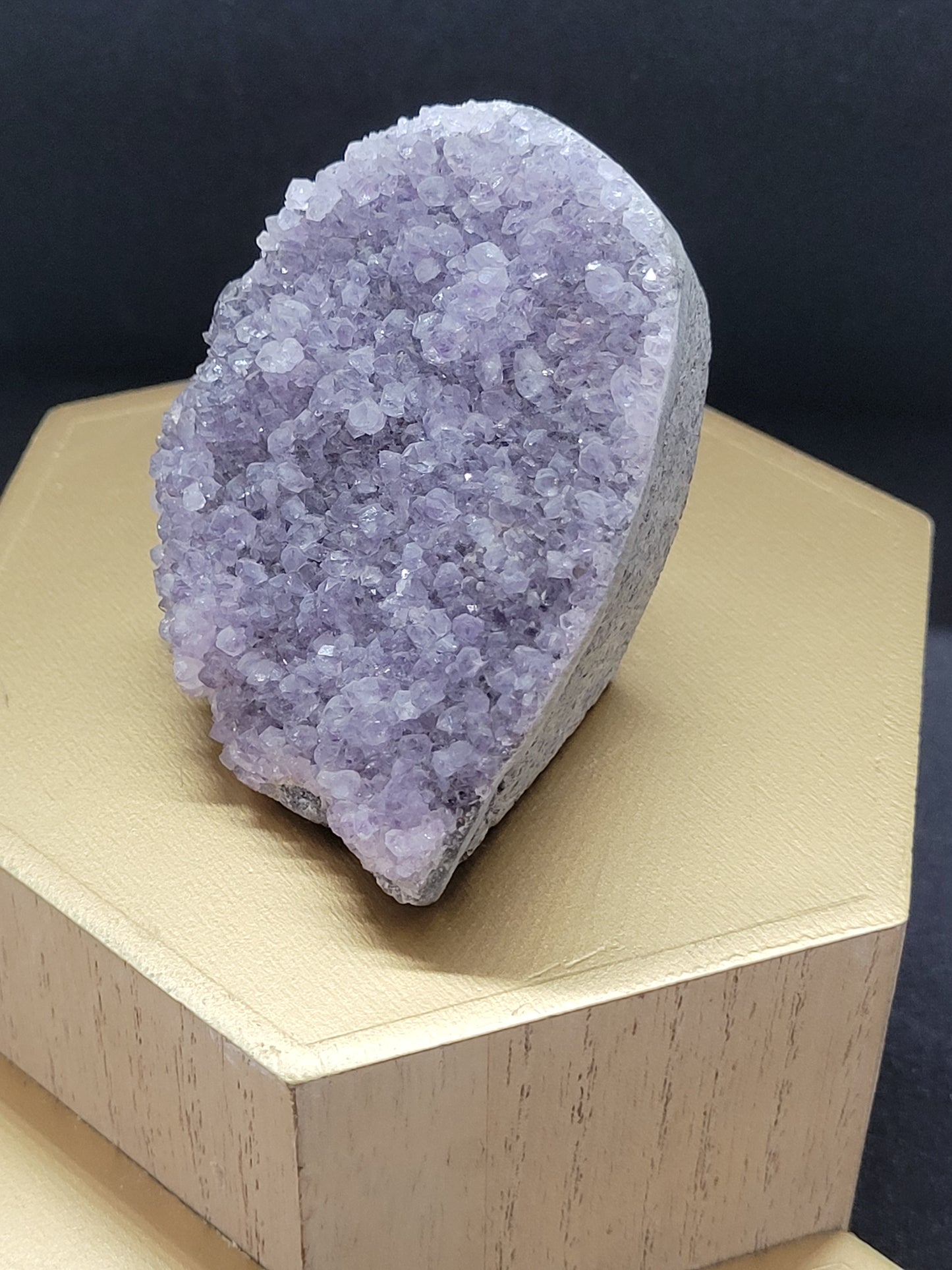 Light Purple Amethyst Cut Base Geode - small