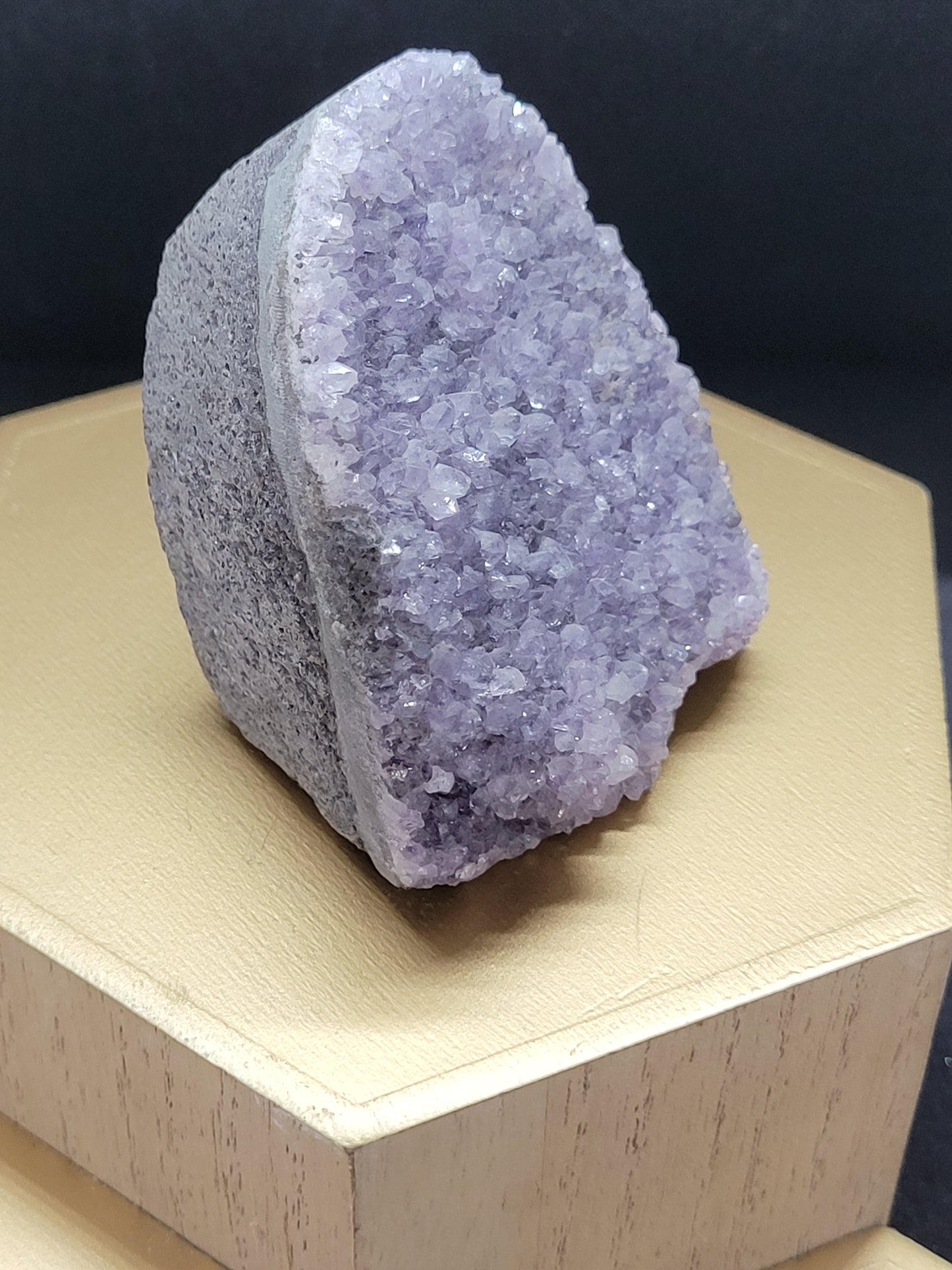 Light Purple Amethyst Cut Base Geode - small