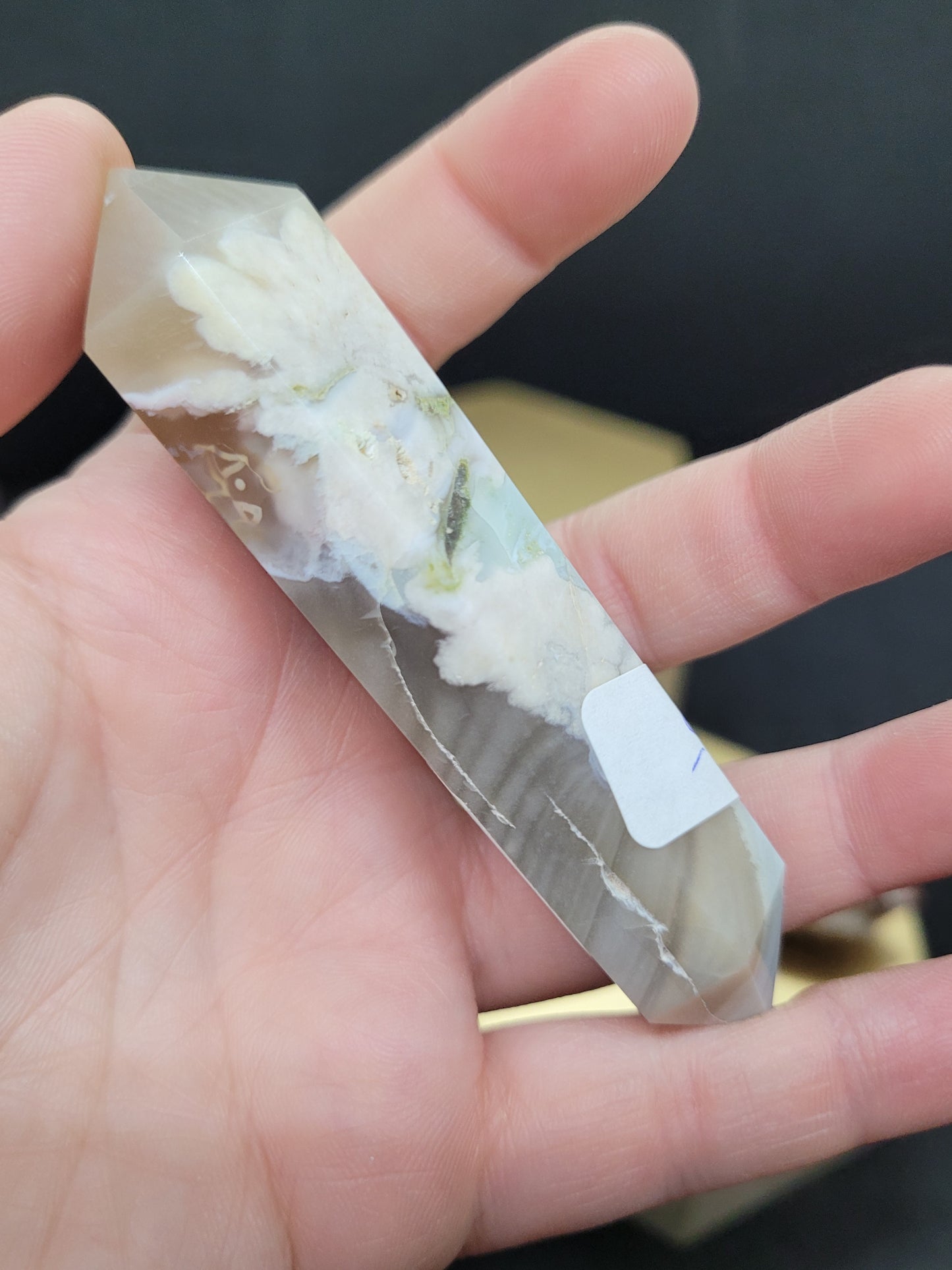 Cherry/Blue Flower Agate DTs