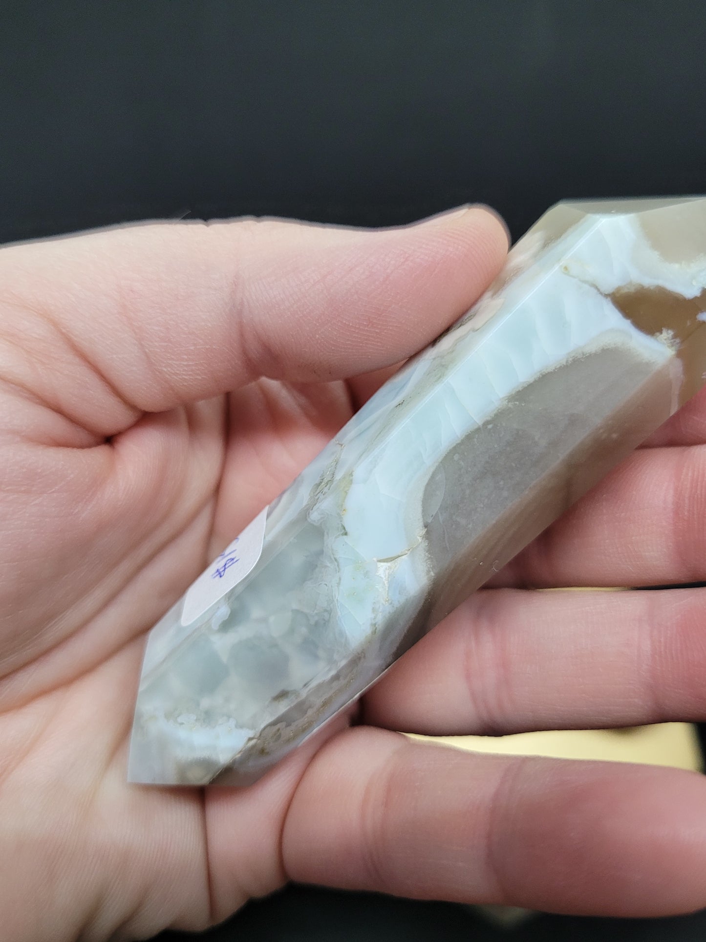 Cherry/Blue Flower Agate DTs