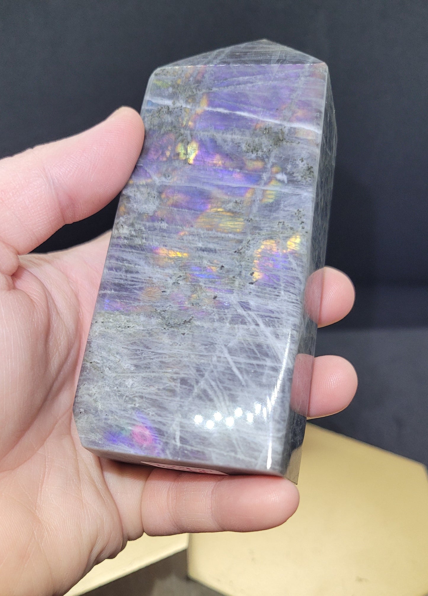 Dark Labradorite Tower - Medium