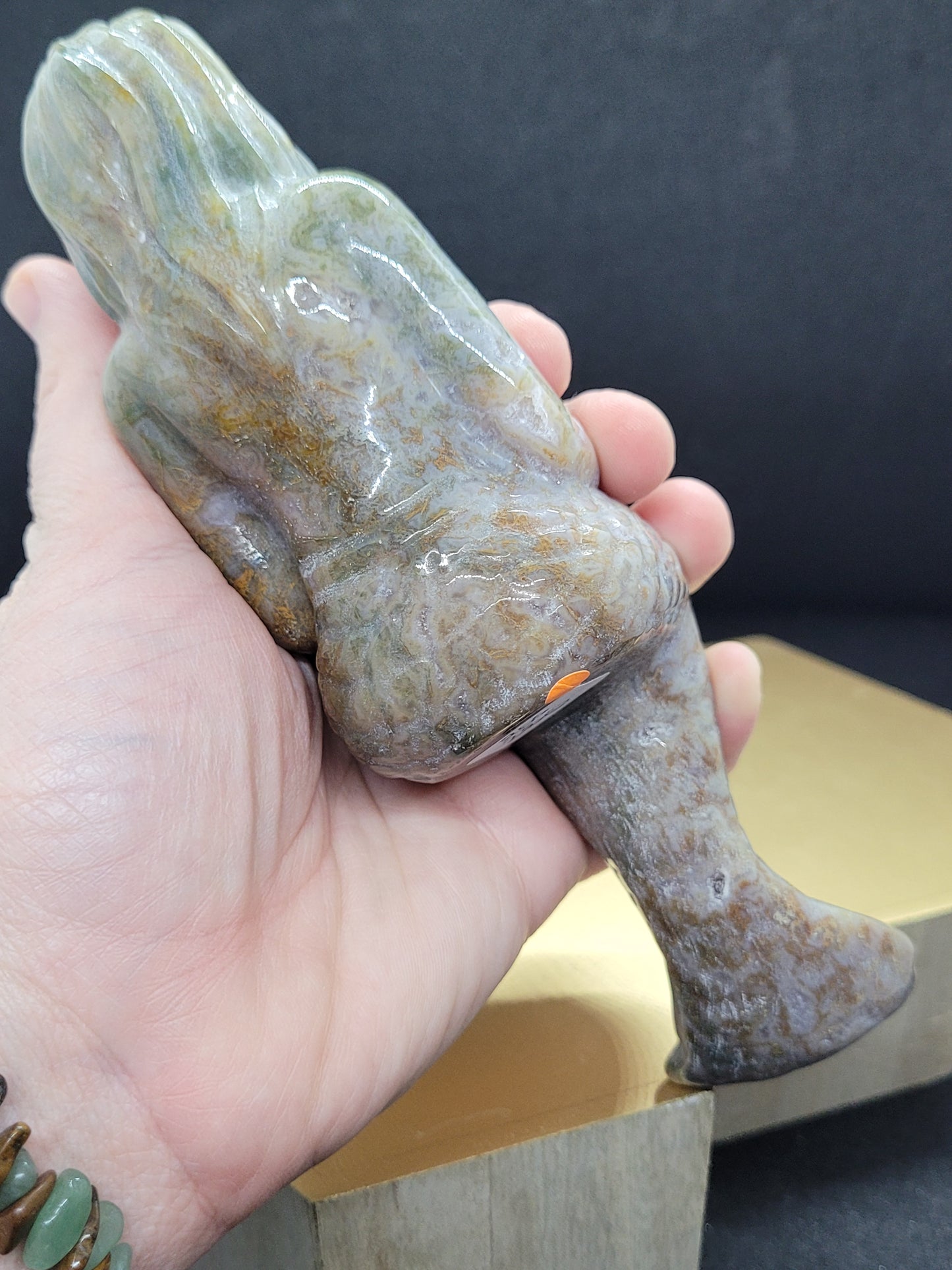 Large Ocean Jasper Mermaid carving
