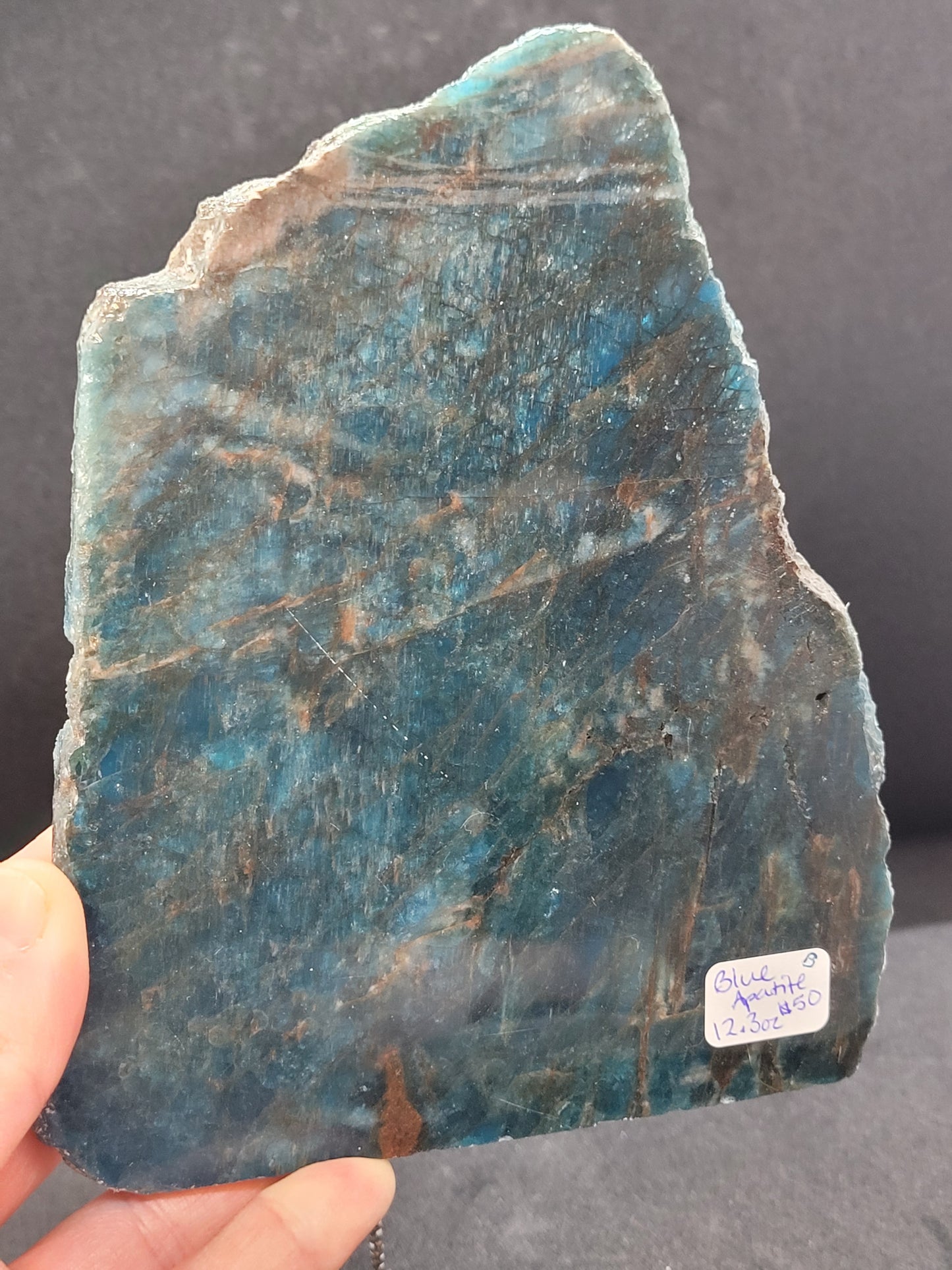 Blue Apatite Slabs