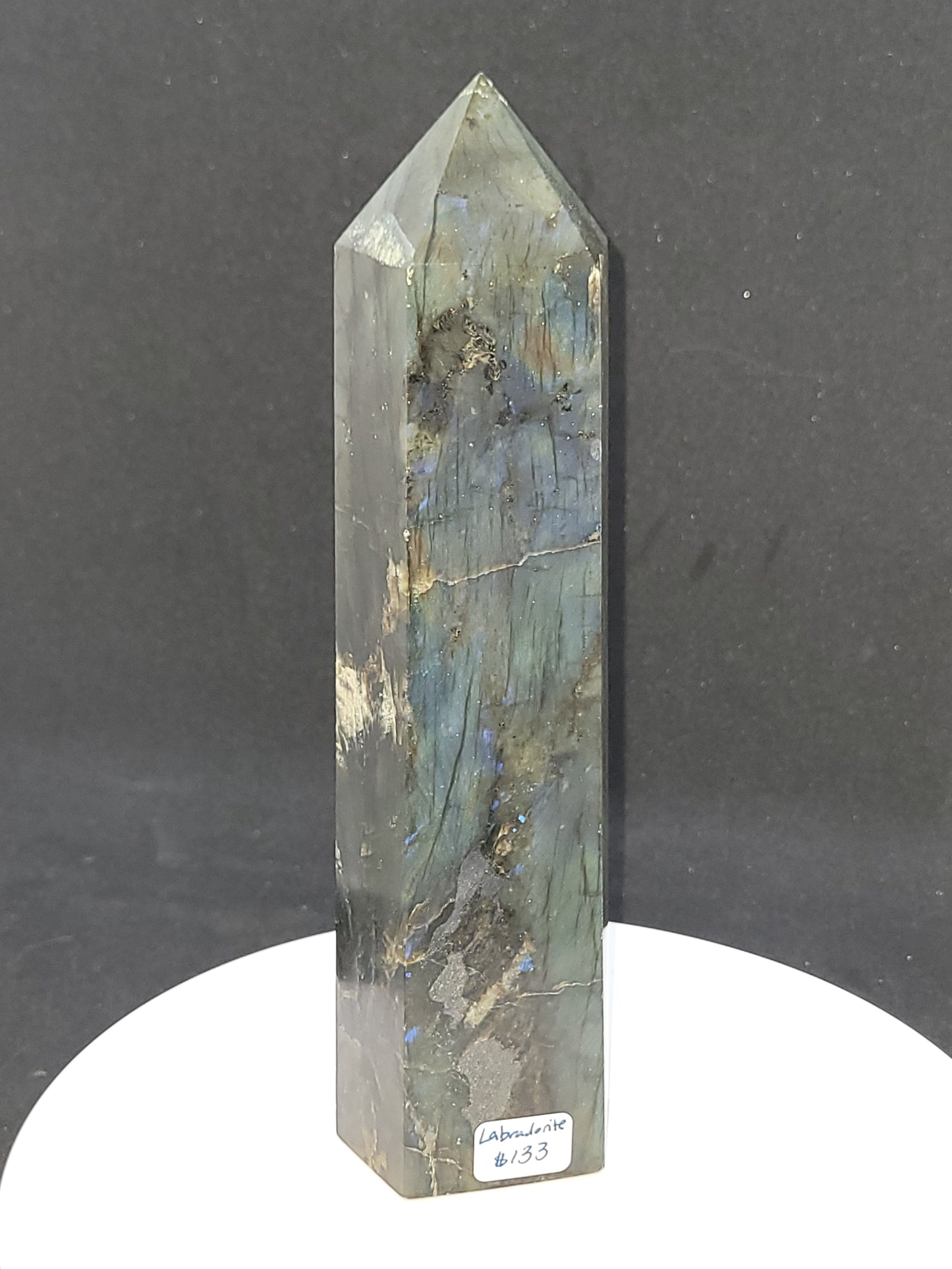 Labradorite Tower - XL - Hexagonal