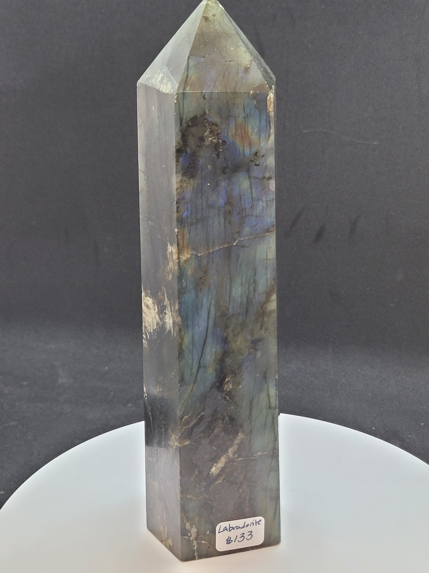 Labradorite Tower - XL - Hexagonal