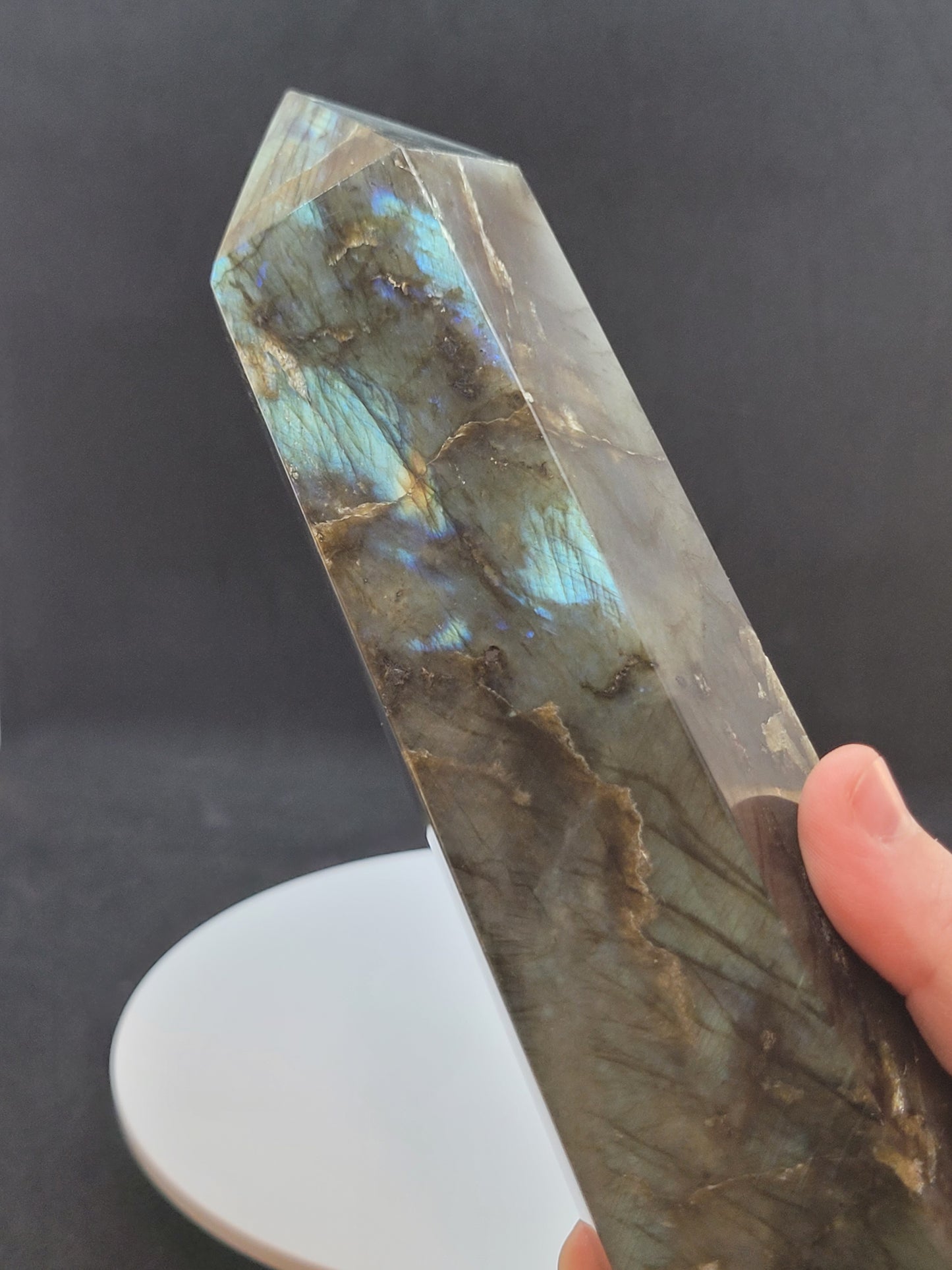 Labradorite Tower - XL - Hexagonal