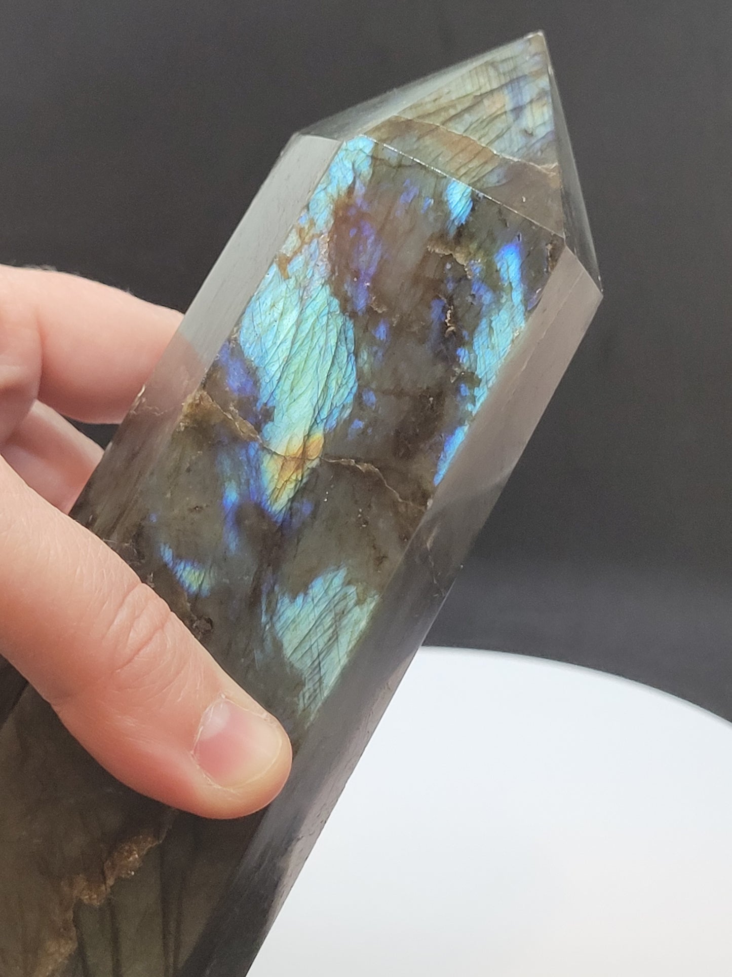 Labradorite Tower - XL - Hexagonal