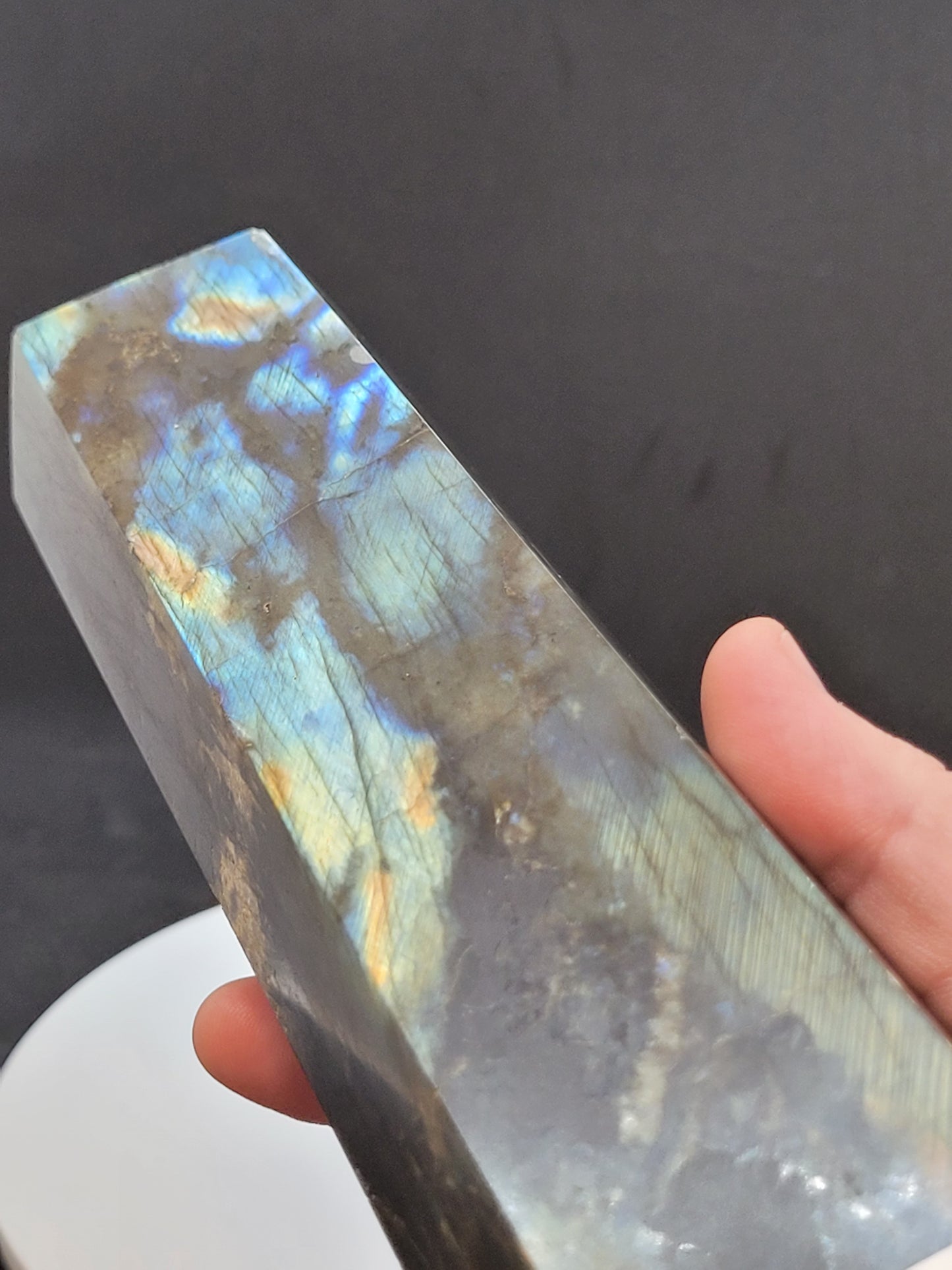 Labradorite Tower - XL - Hexagonal
