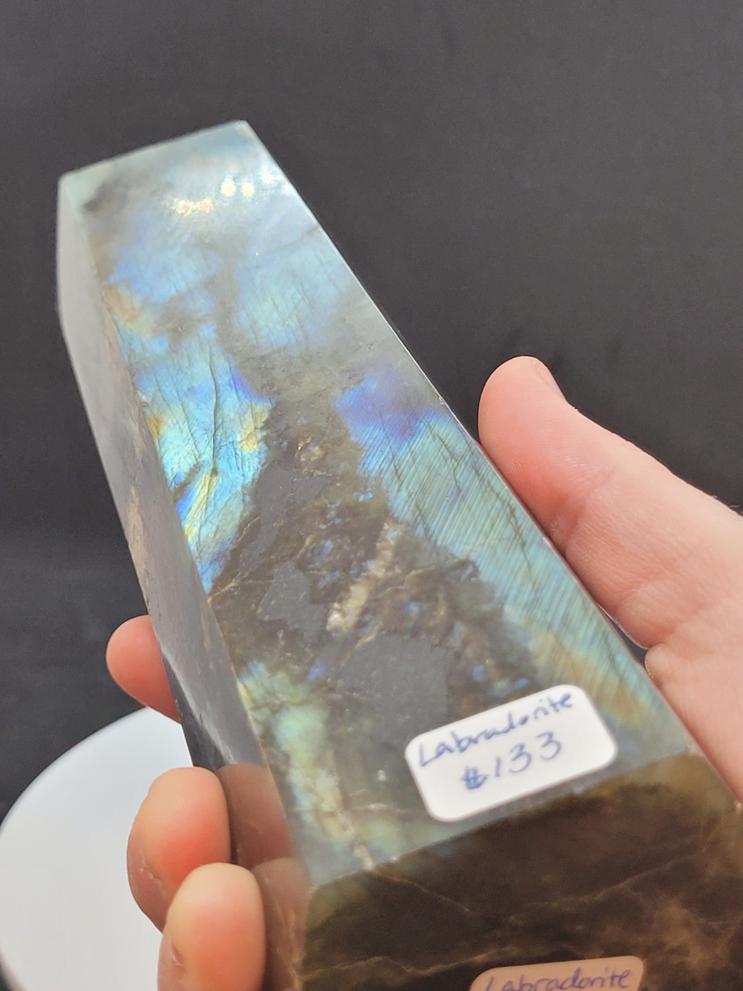 Labradorite Tower - XL - Hexagonal