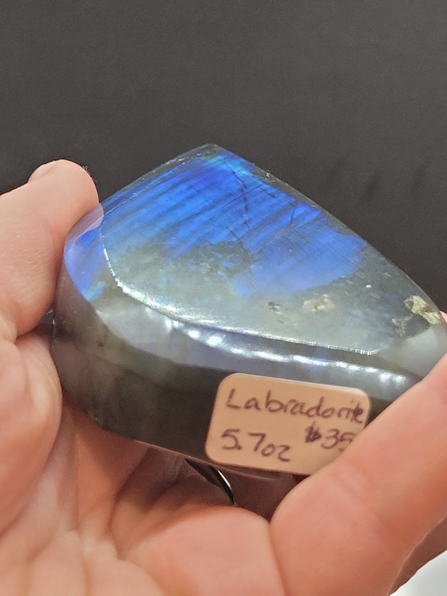 Labradorite Teardrop - small - flashy