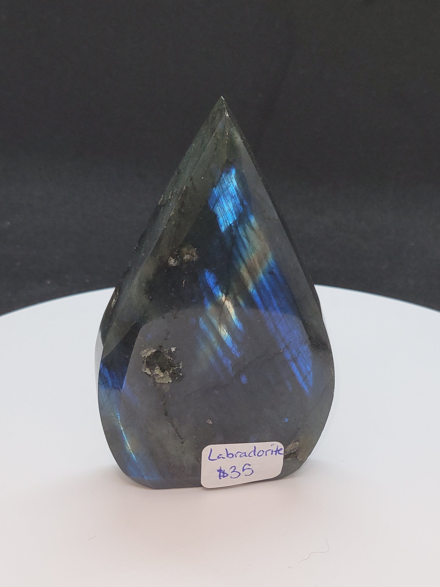 Labradorite Teardrop - small - flashy