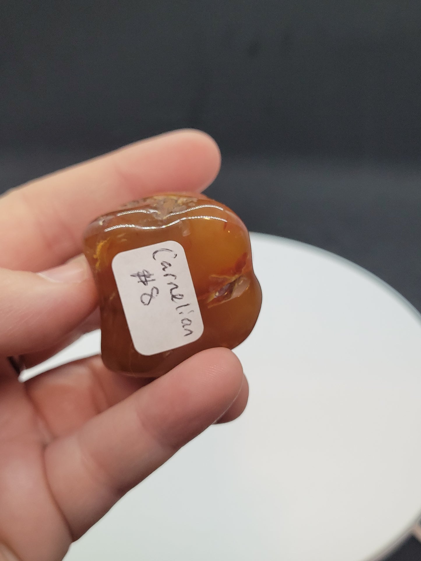 Large Carnelian Tumble