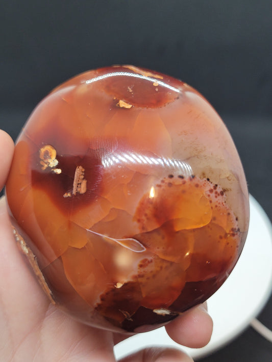 Carnelian Palm Stone - Chunky