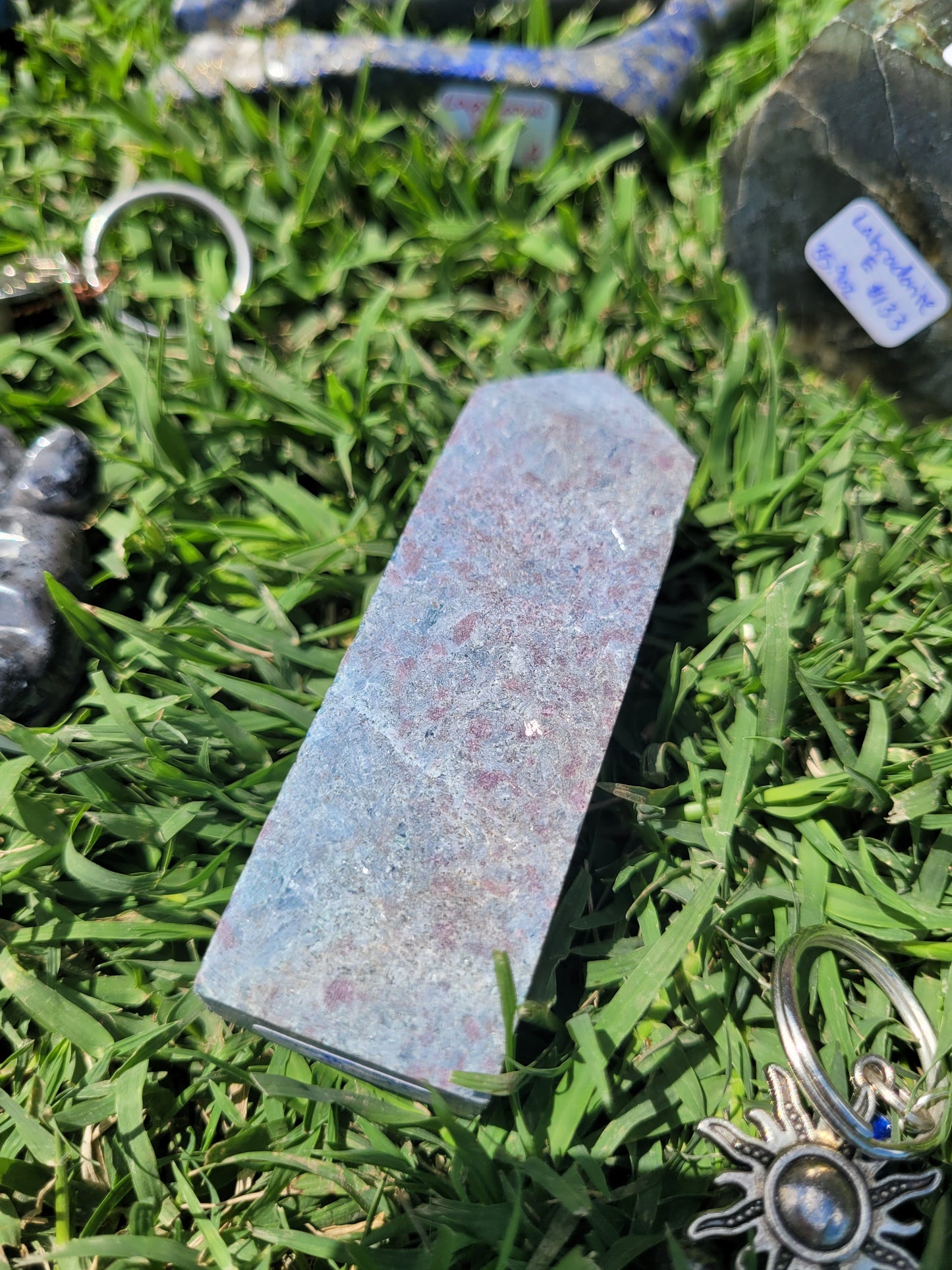 Ruby in Kyanite Tower - Square Cut