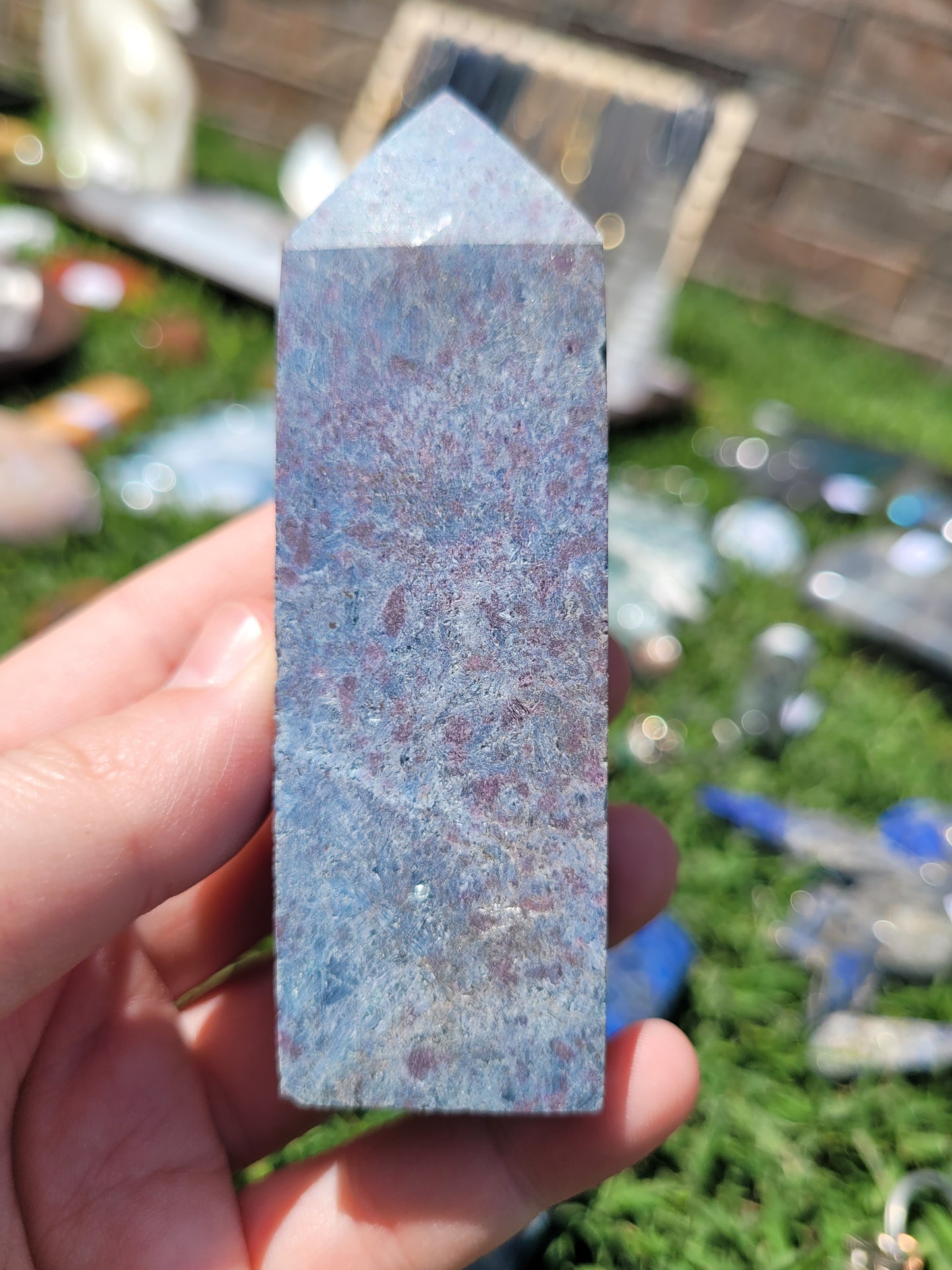 Ruby in Kyanite Tower - Square Cut