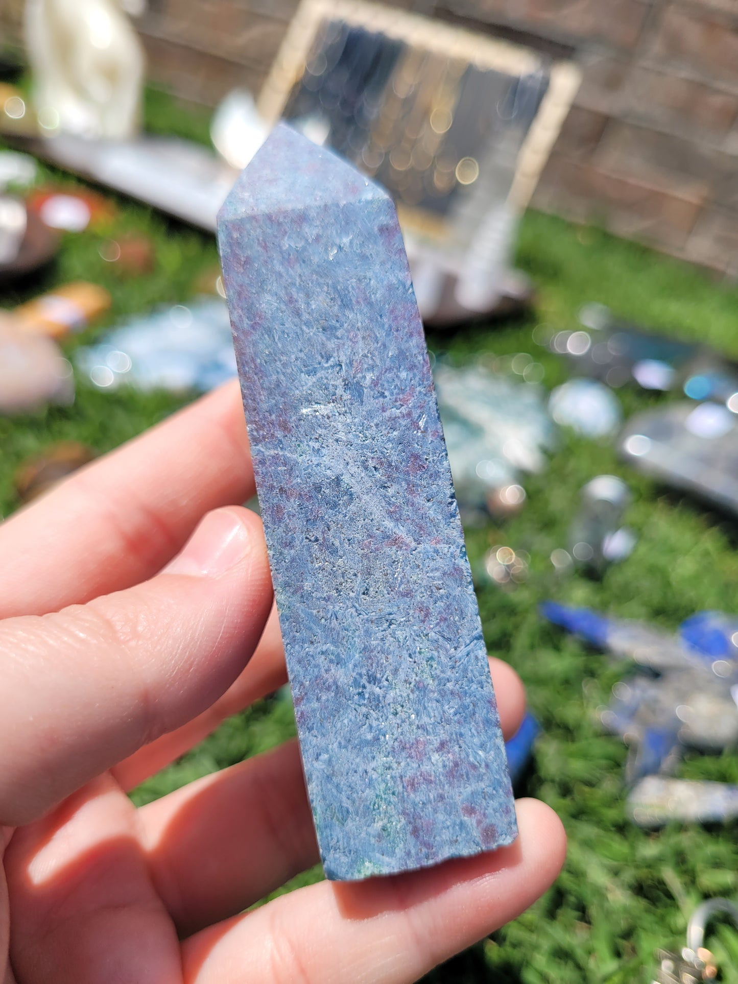 Ruby in Kyanite Tower - Square Cut