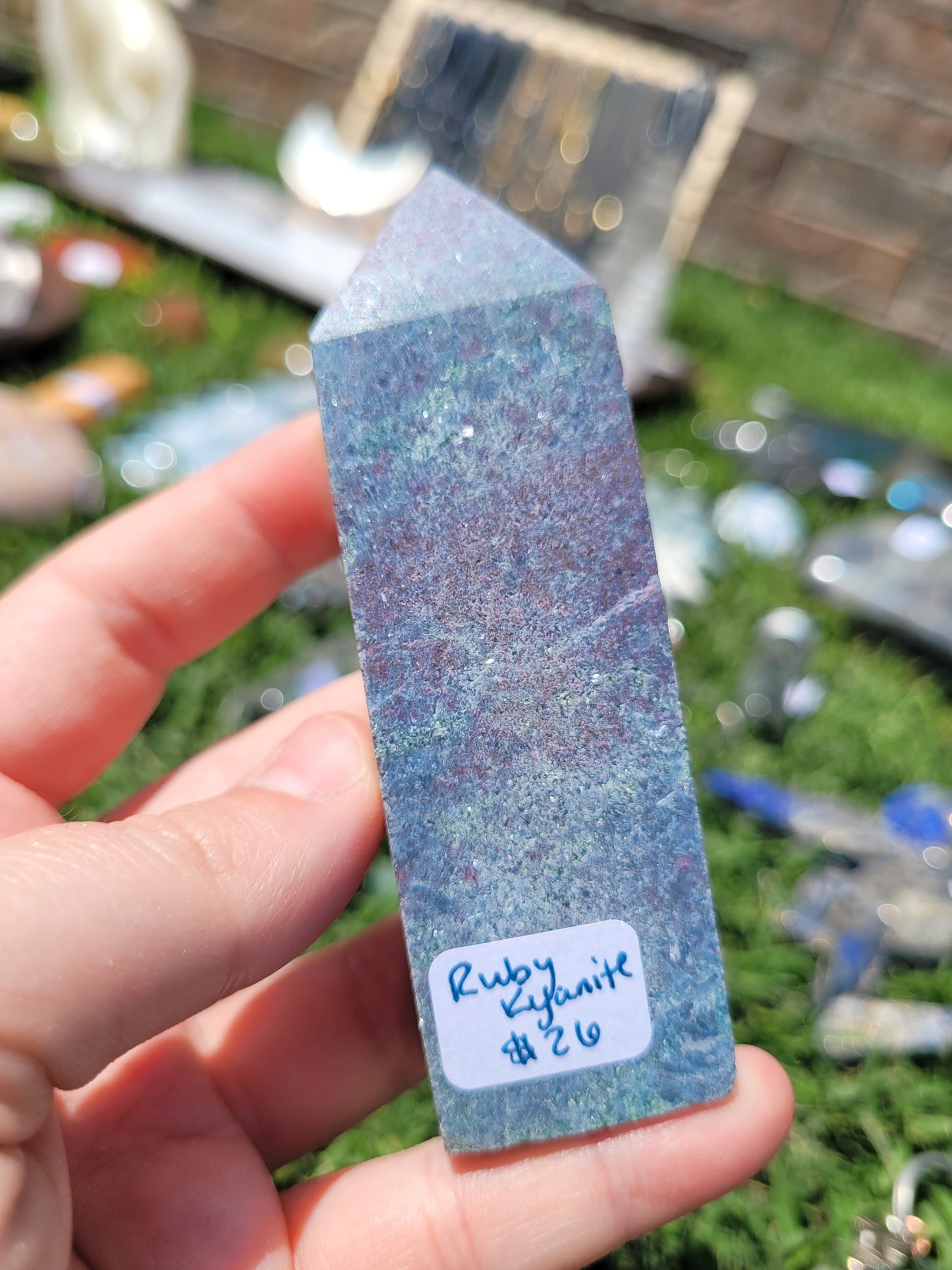 Ruby in Kyanite Tower - Square Cut