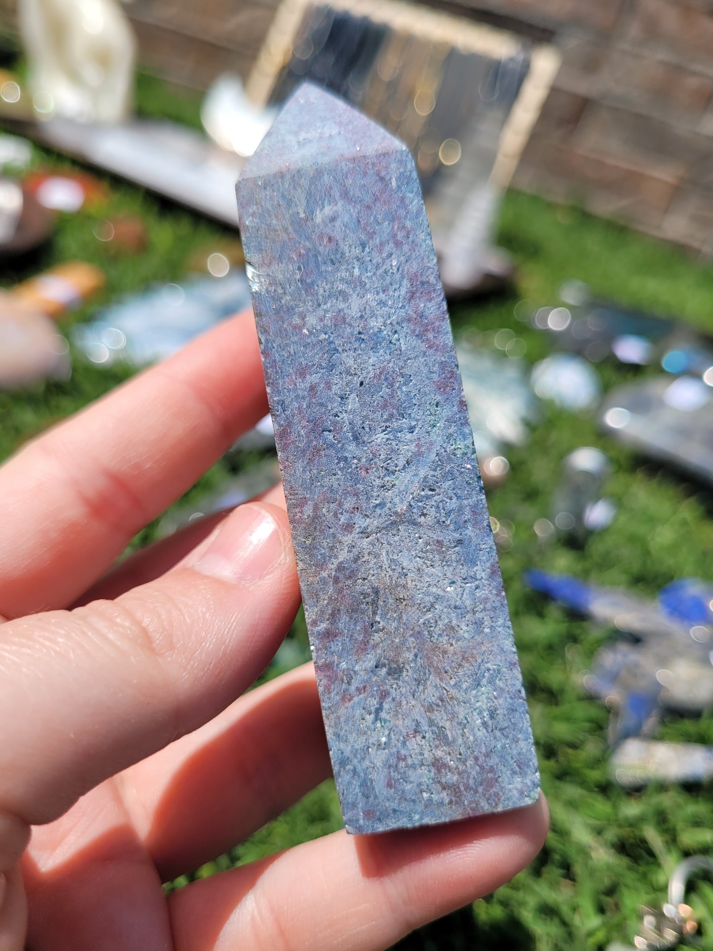Ruby in Kyanite Tower - Square Cut