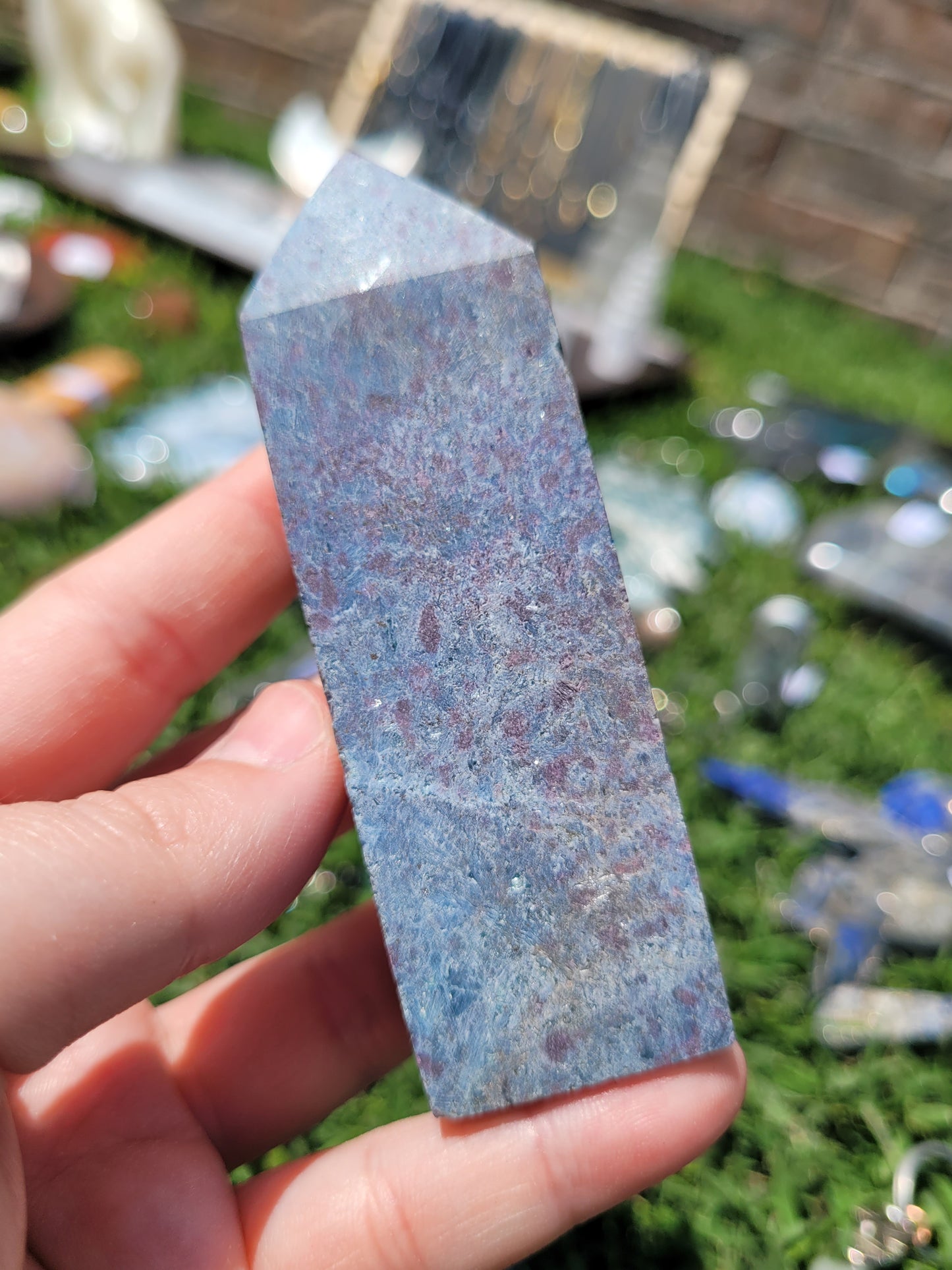 Ruby in Kyanite Tower - Square Cut