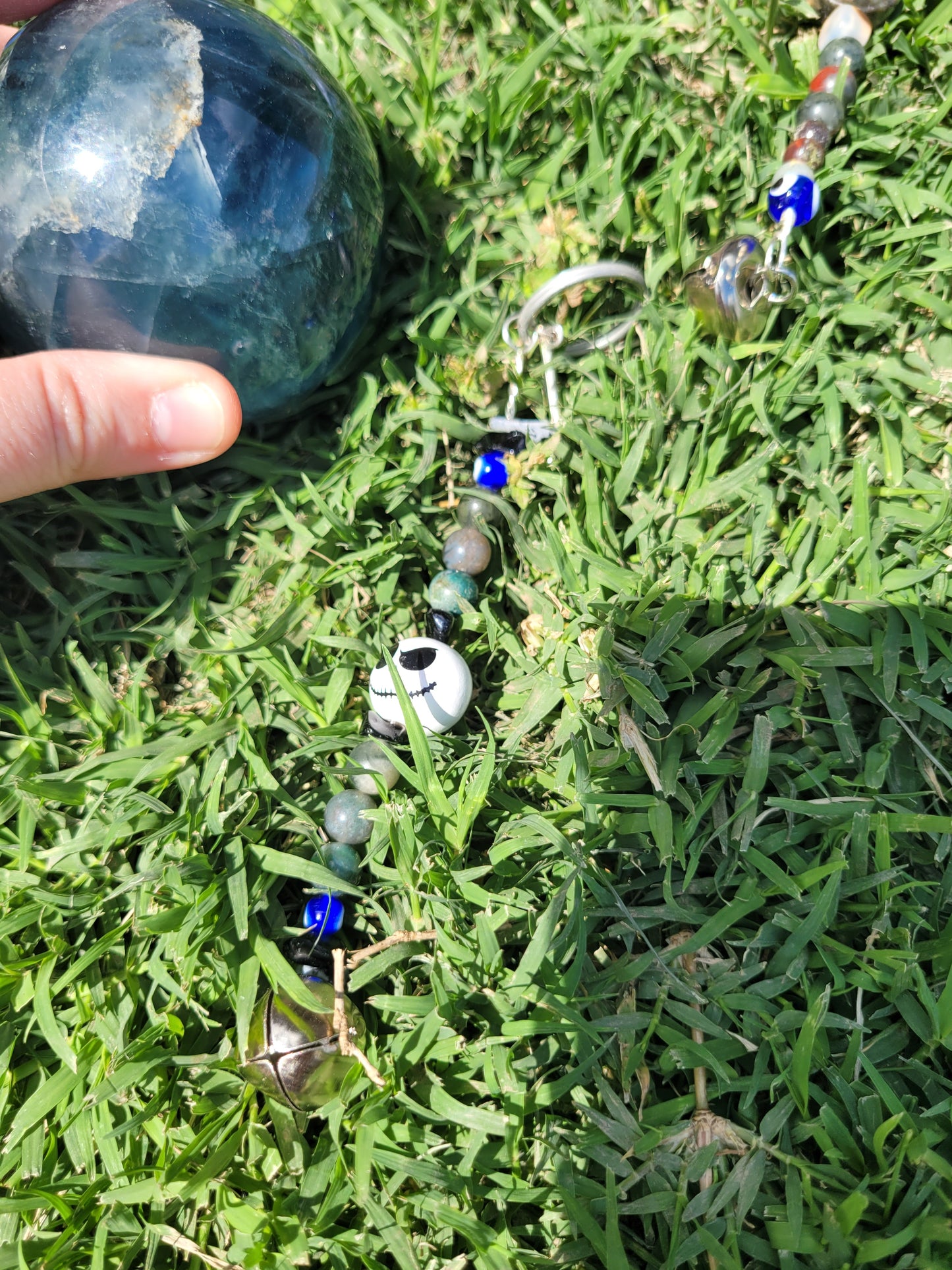Witchy Charm Bell Keychains - Handmade