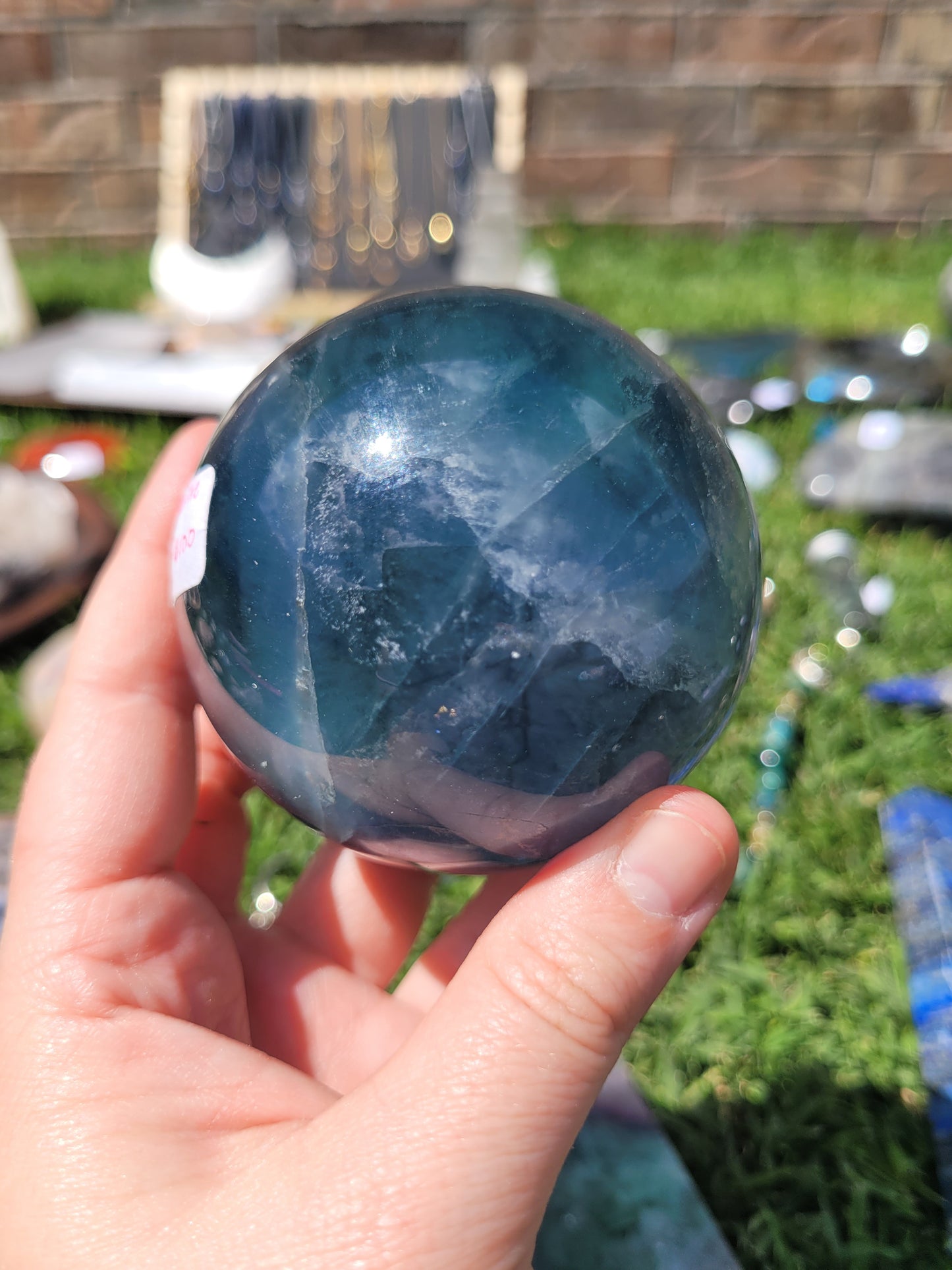 Blue Fluorite Sphere
